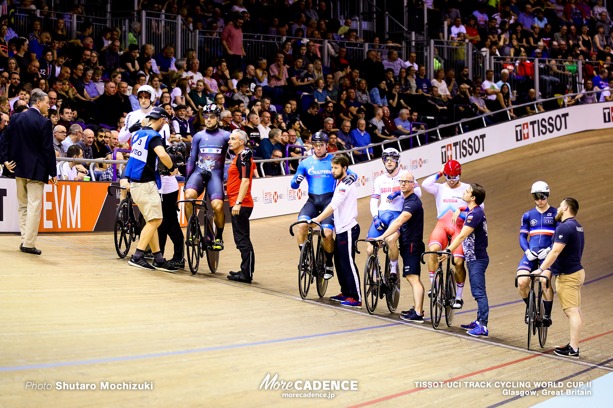 Final / Men's Keirin / TISSOT UCI TRACK CYCLING WORLD CUP II, Glasgow, Great Britain