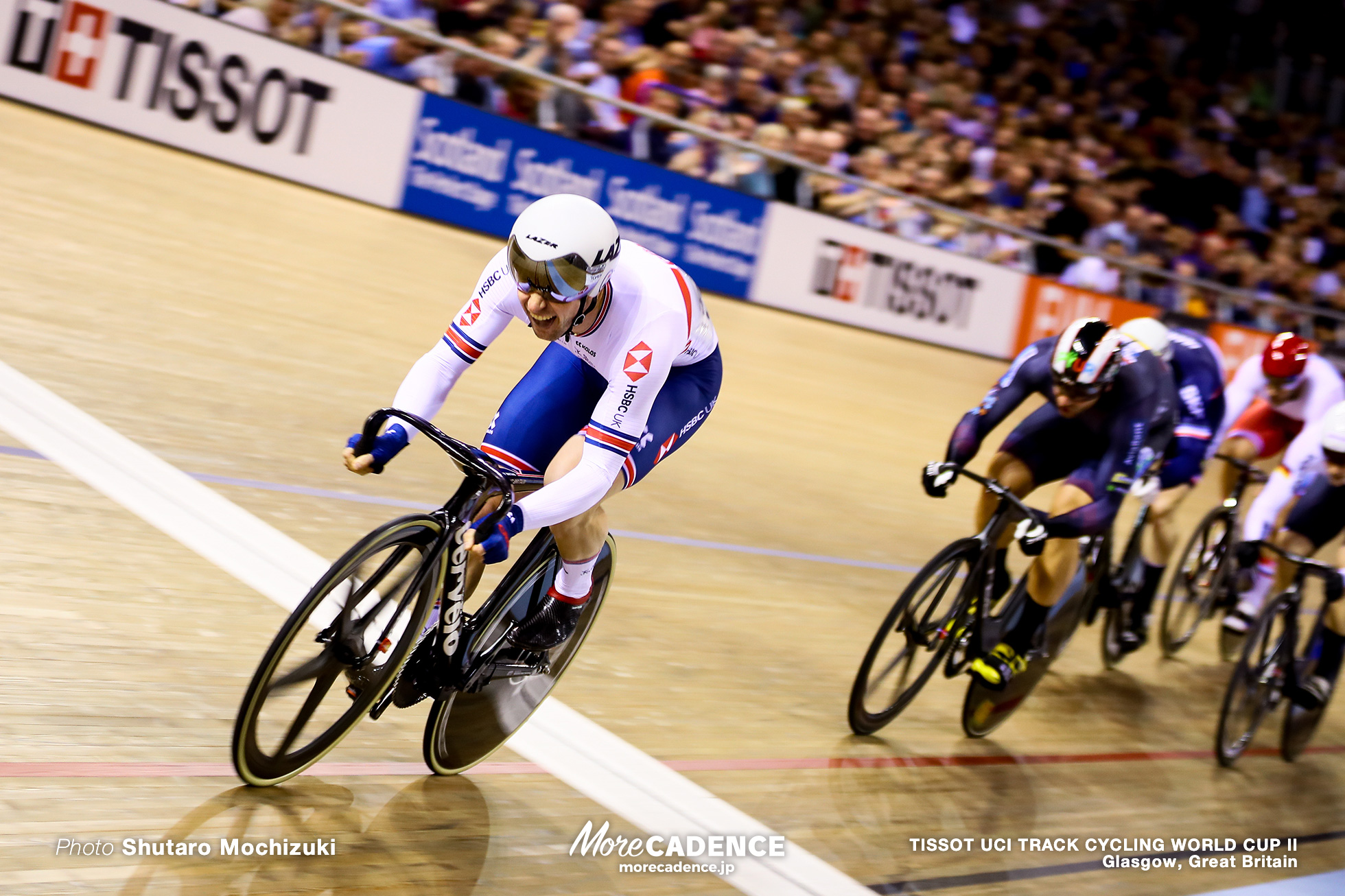 Final / Men's Keirin / TISSOT UCI TRACK CYCLING WORLD CUP II, Glasgow, Great Britain