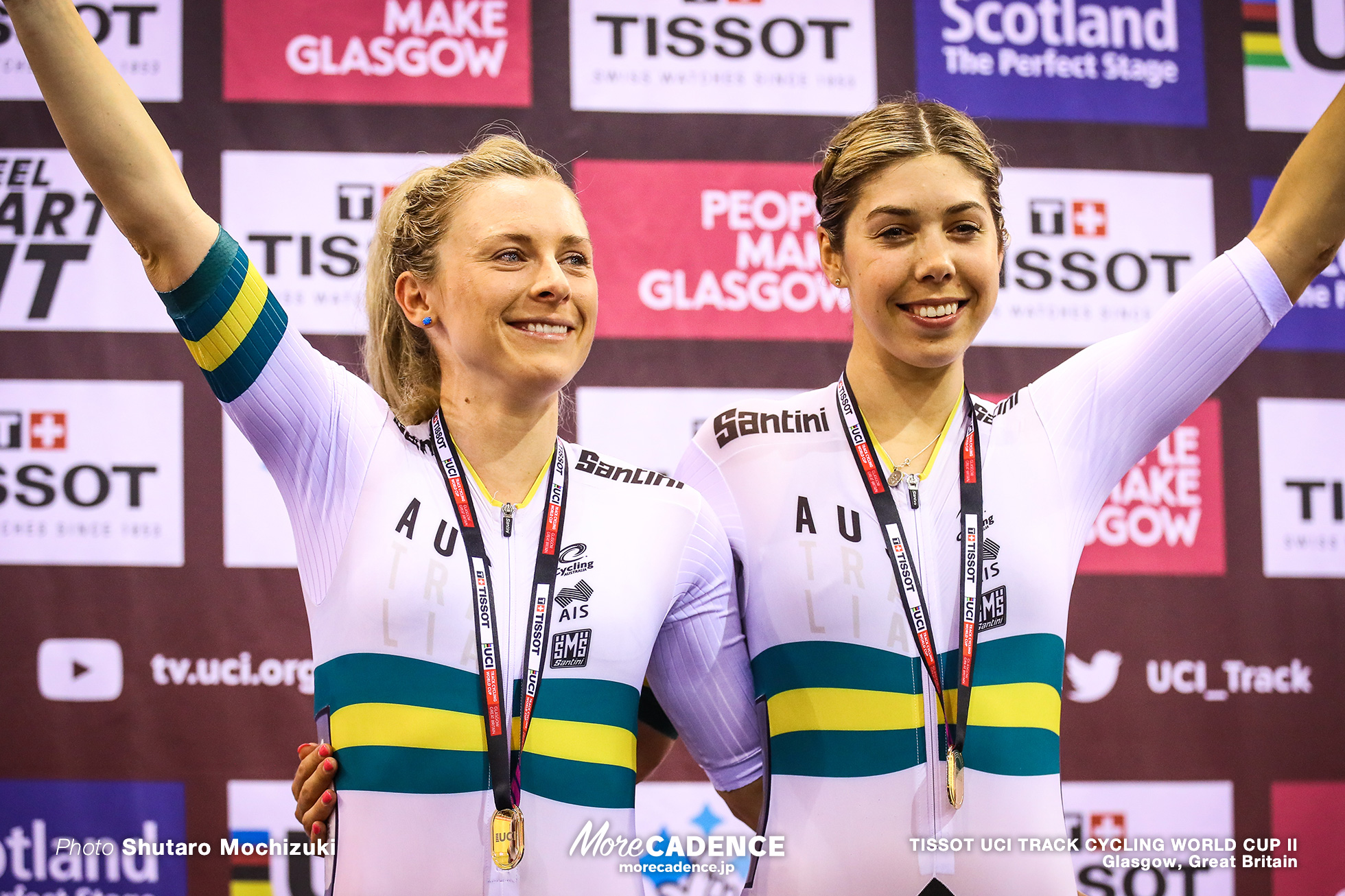 Women's Madison / TISSOT UCI TRACK CYCLING WORLD CUP II, Glasgow, Great Britain