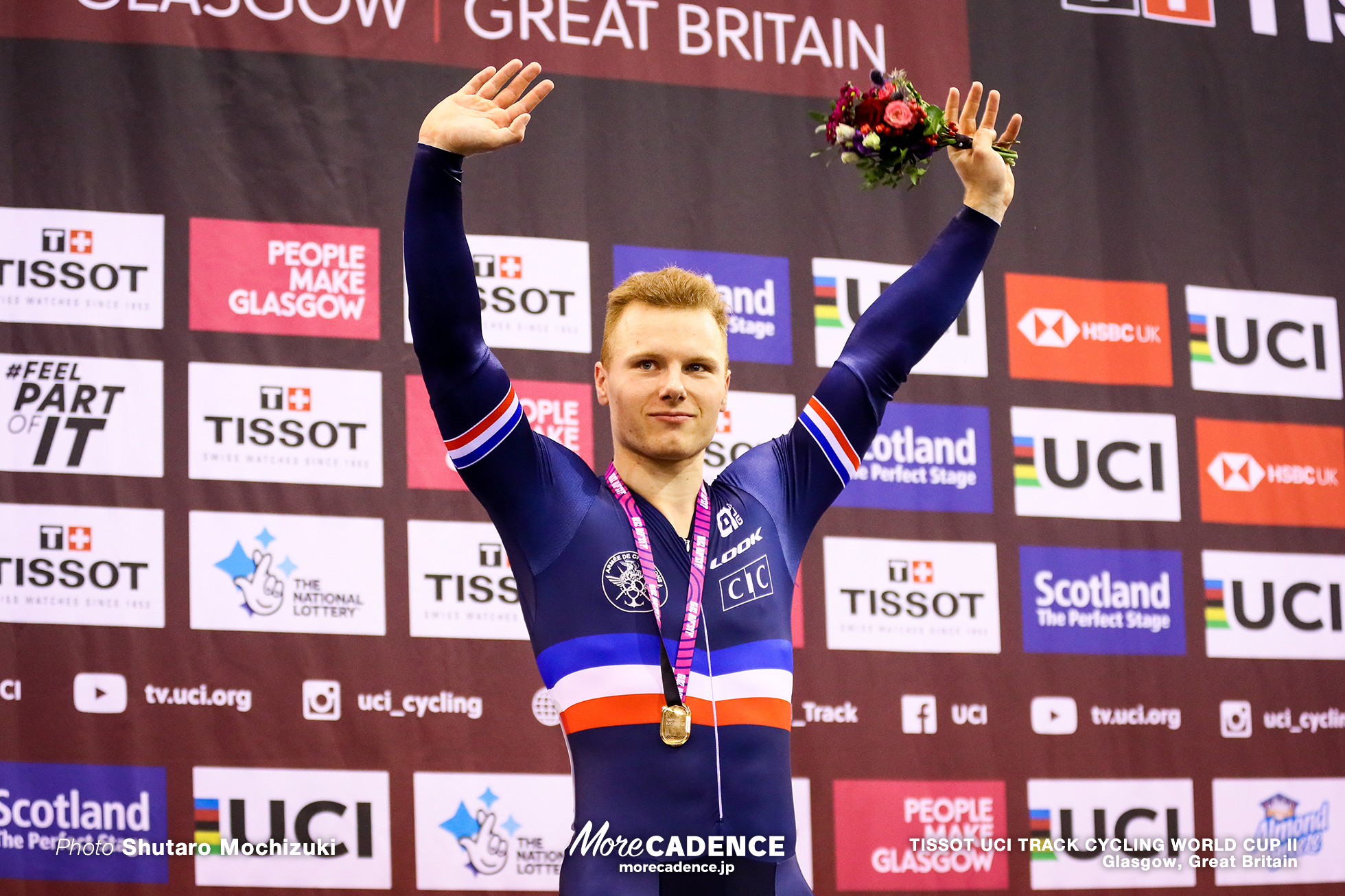 Final / Men's Keirin / TISSOT UCI TRACK CYCLING WORLD CUP II, Glasgow, Great Britain