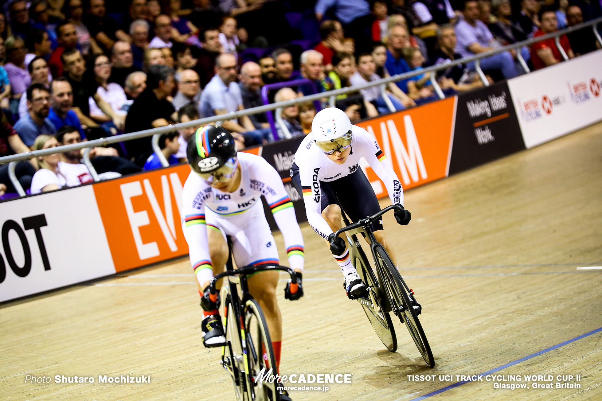 Final / Women's Sprint / TISSOT UCI TRACK CYCLING WORLD CUP II, Glasgow, Great Britain, LEE Wai Sze リー・ワイジー 李慧詩, Emma HINZE エマ・ヒンツェ