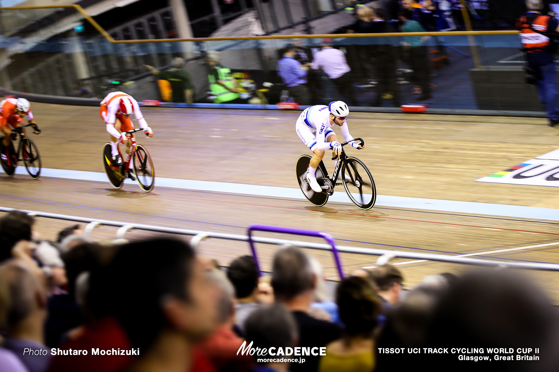 Point Race / Men's Omnium / TISSOT UCI TRACK CYCLING WORLD CUP II, Glasgow, Great Britain THOMAS Benjamin ベンジャミン・トマ