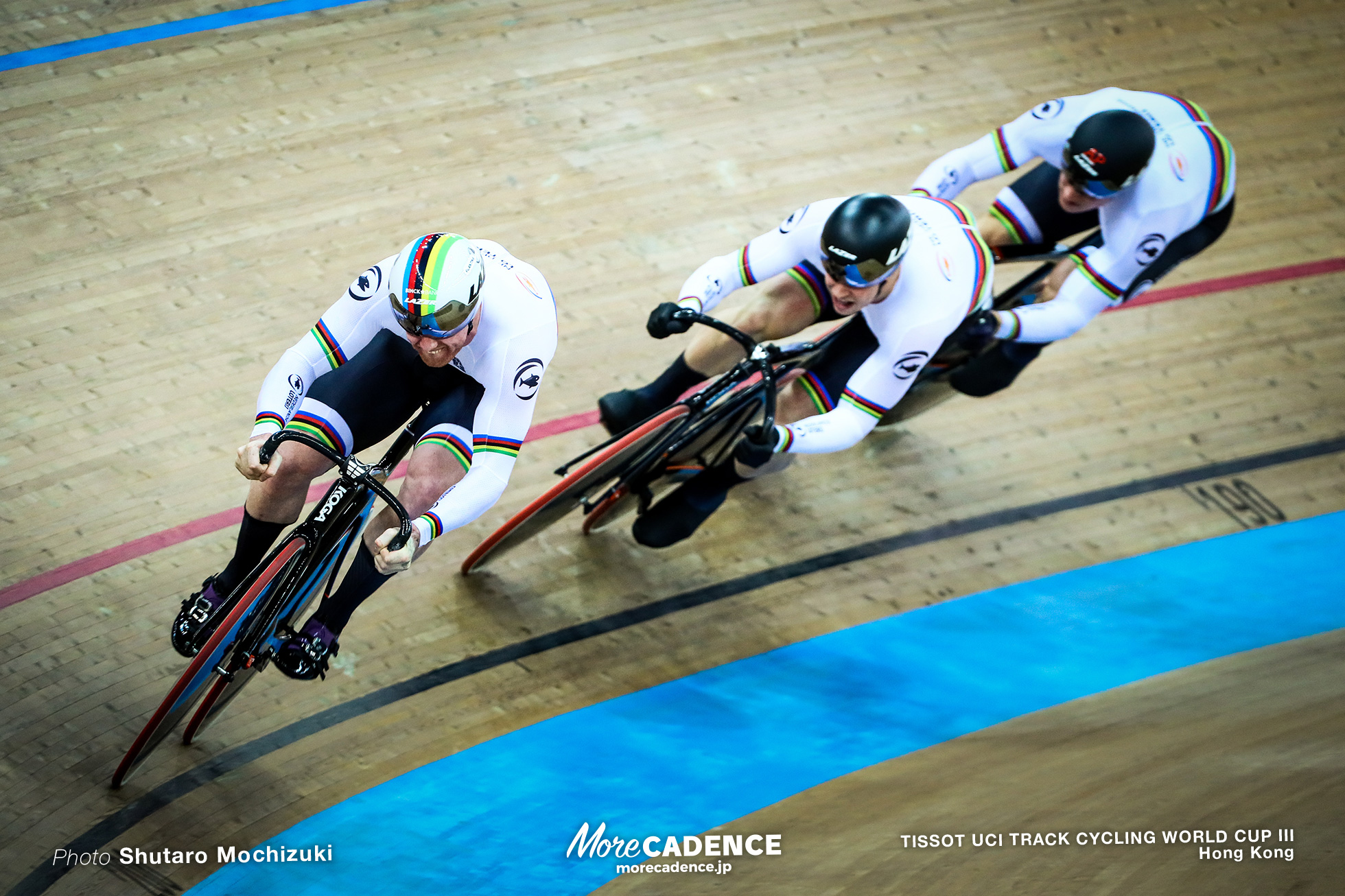 Qualifying / Men's Team Sprint / TISSOT UCI TRACK CYCLING WORLD CUP III, Hong Kong, Roy van den BERG ロイ・バンデンバーグ Harrie LAVREYSEN ハリー・ラブレイセン Jeffrey HOOGLAND ジェフリー・ホーフラント