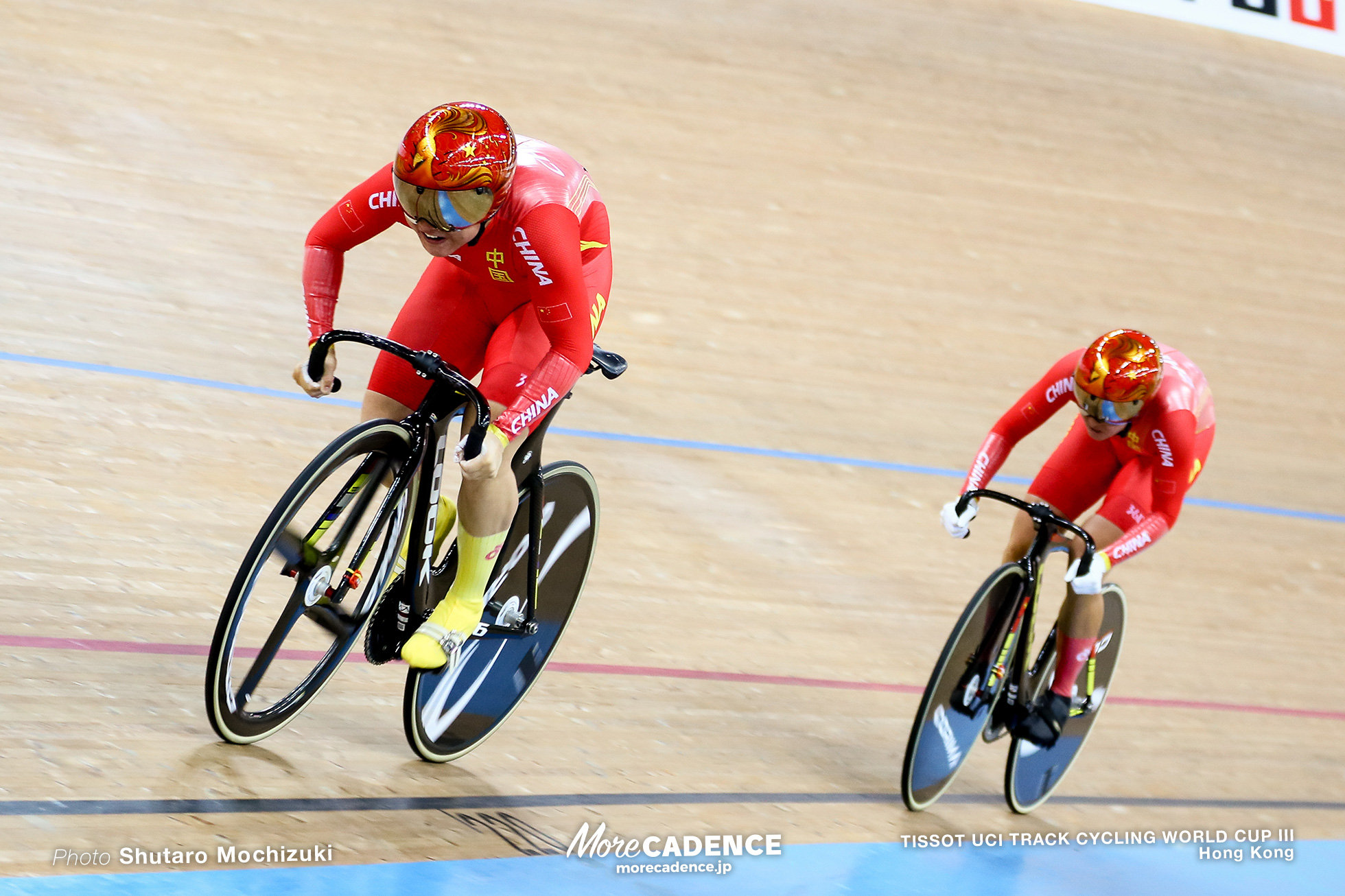 Women's Team Sprint / TISSOT UCI TRACK CYCLING WORLD CUP III, Hong Kong, LIN Junhong ZHONG Tianshi