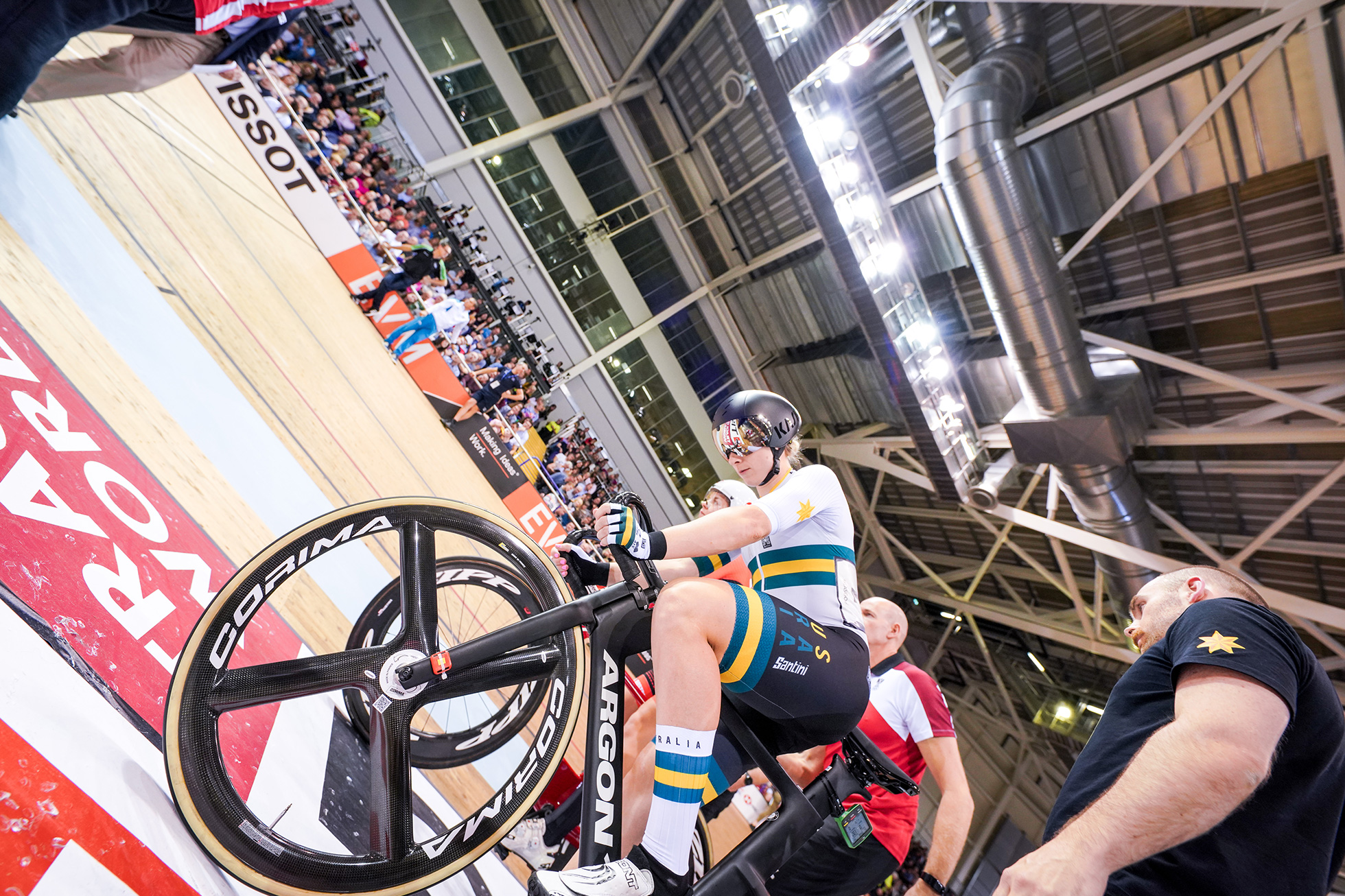 Point Race / Women's Omnium / TISSOT UCI TRACK CYCLING WORLD CUP II, Glasgow, Great Britain