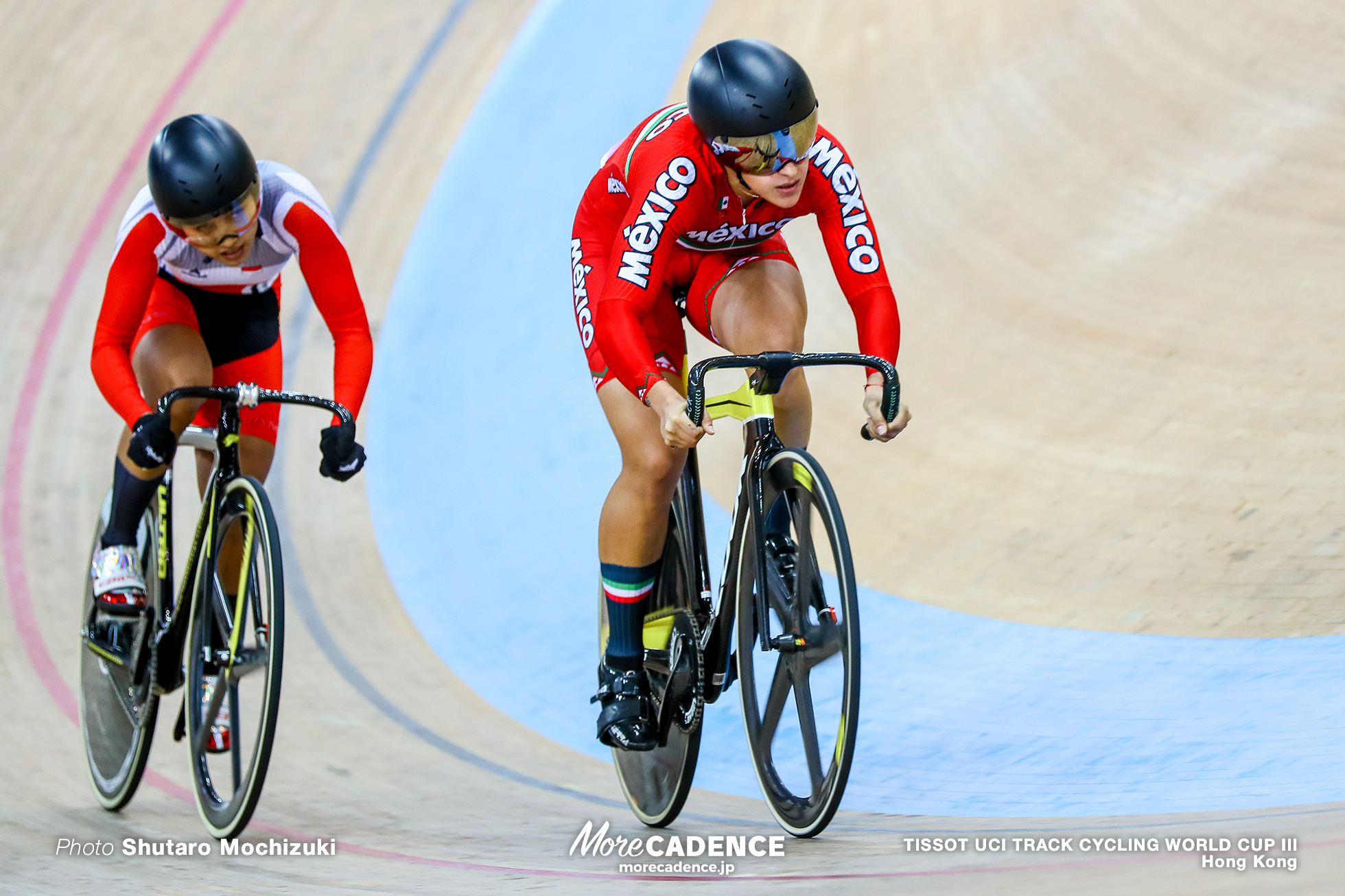 1/16 Finals / Women's Sprint / TISSOT UCI TRACK CYCLING WORLD CUP III, Hong Kong, Jessica SALAZAR VALLES ジェシカ・サラザール・バレス Crismonita Dwi PUTRI クリスモニータ・ドゥイプトリ