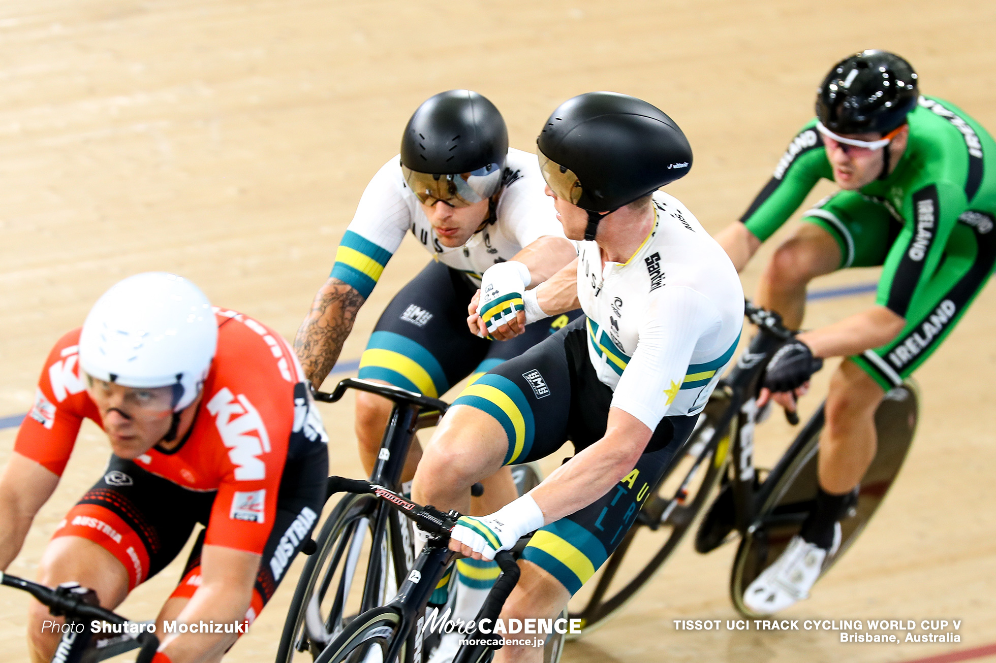 Men's Madison / TISSOT UCI TRACK CYCLING WORLD CUP V, Brisbane, Australia, Sam WELSFORD サム・ウェルスフォード Cameron MEYER キャメロン・マイヤー