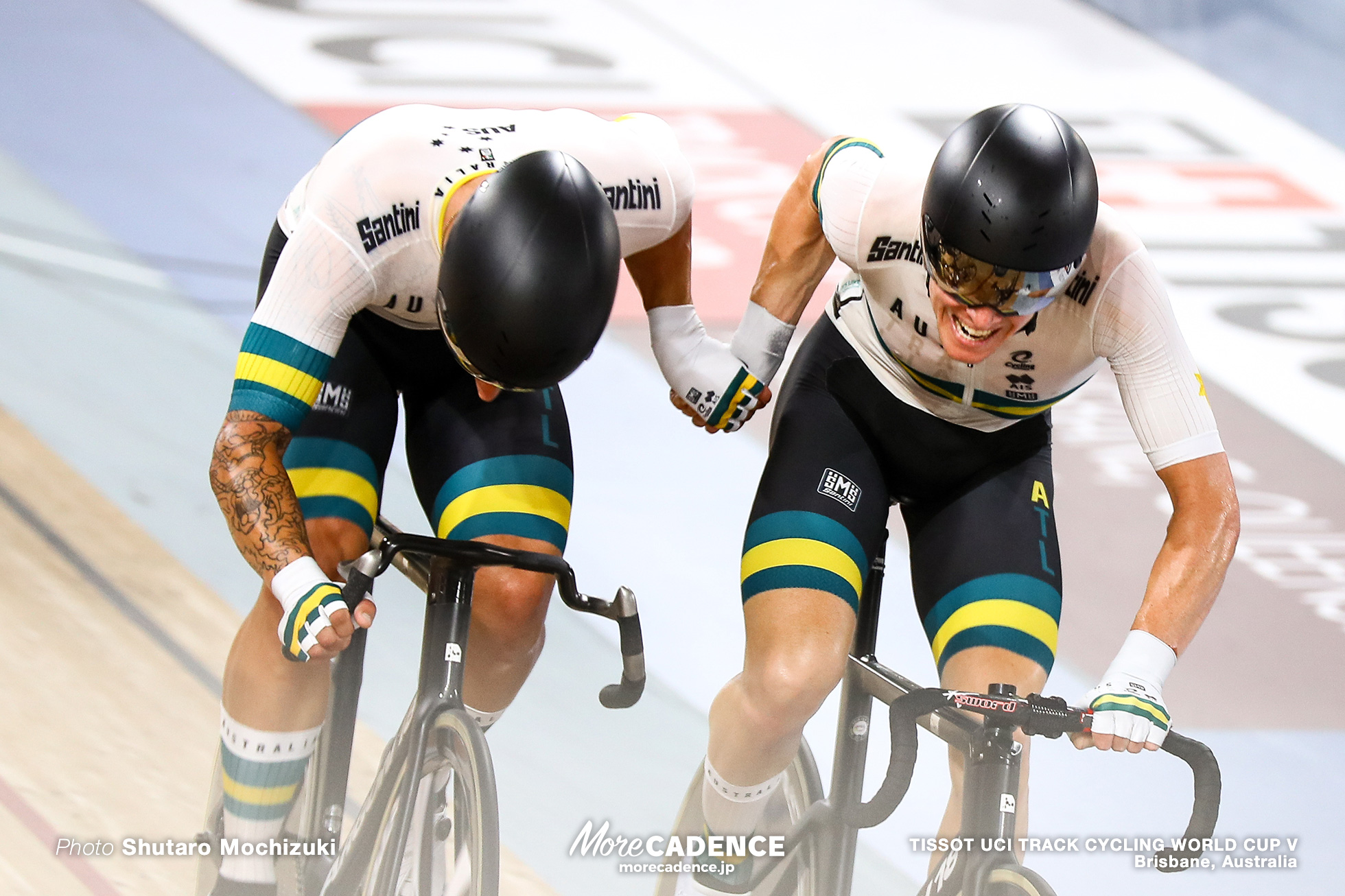 Men's Madison / TISSOT UCI TRACK CYCLING WORLD CUP V, Brisbane, Australia, Sam WELSFORD サム・ウェルスフォード Cameron MEYER キャメロン・マイヤー