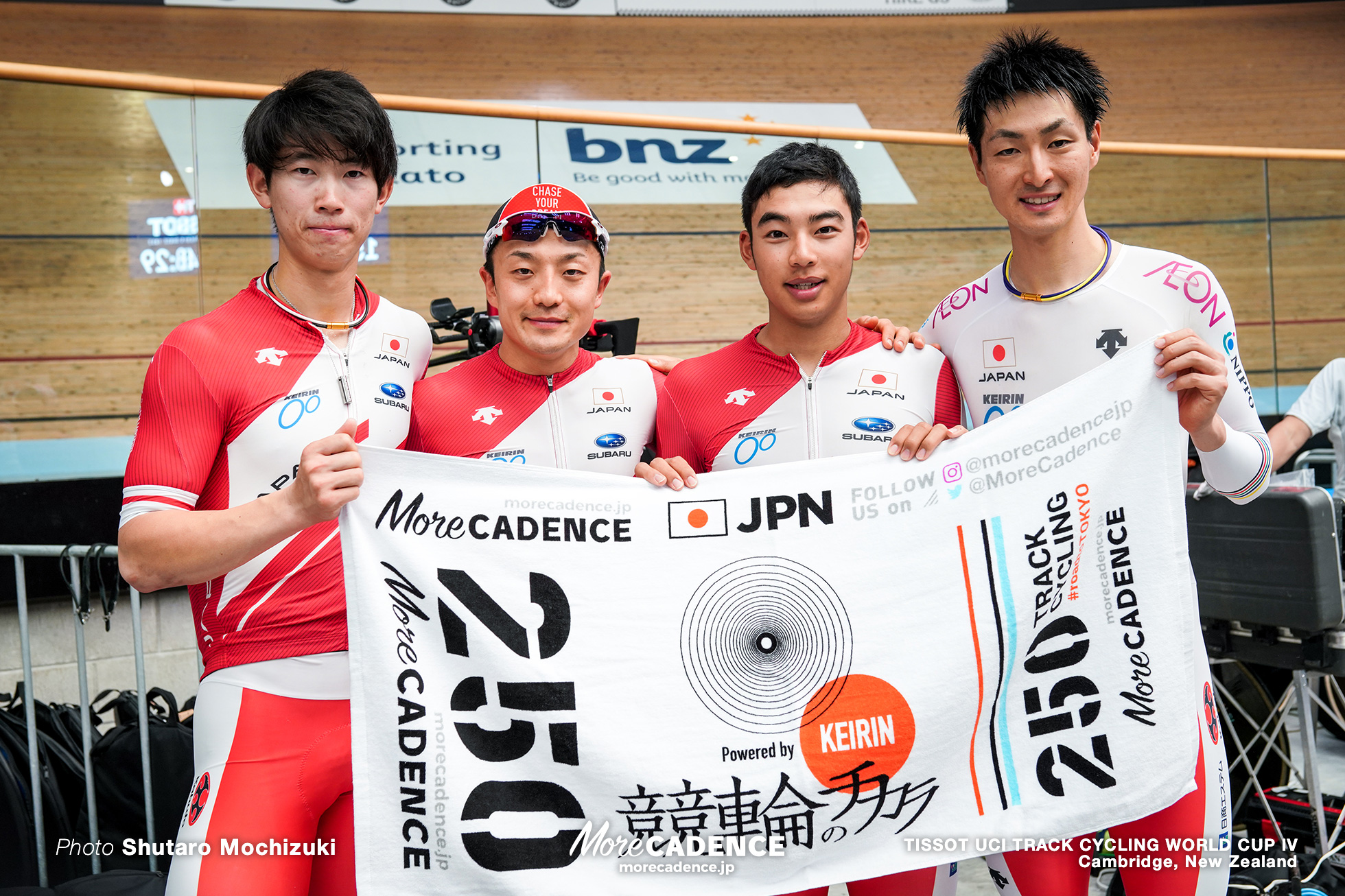 Qualifying / Men's Team Pursuit / TISSOT UCI TRACK CYCLING WORLD CUP IV, Cambridge, New Zealand, 沢田桂太郎 窪木一茂 今村駿介 近谷涼