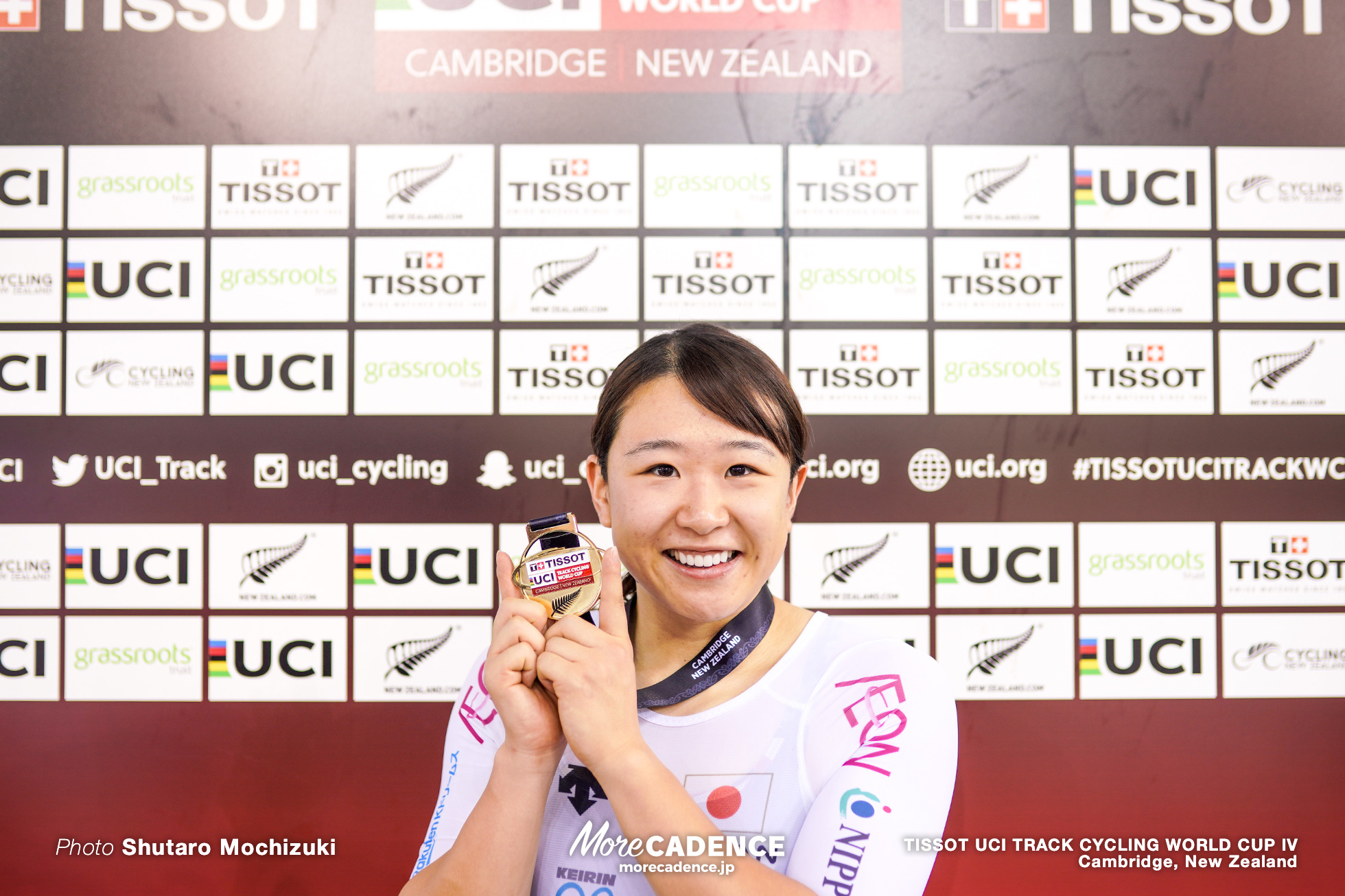 Point Race / Women's Omnium / TISSOT UCI TRACK CYCLING WORLD CUP IV, Cambridge, New Zealand, 梶原悠未