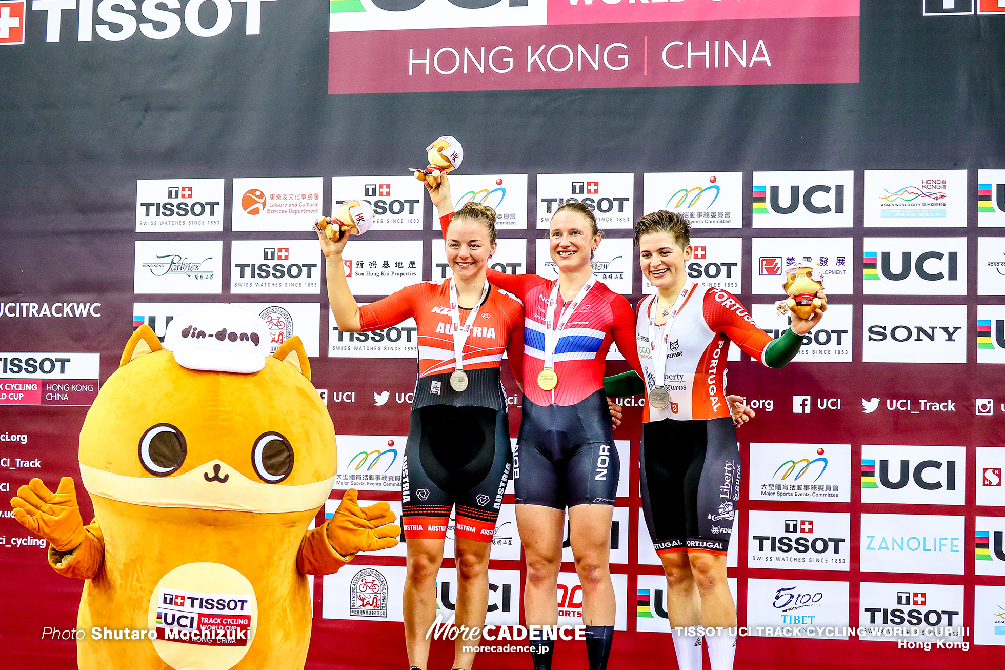 Final / Women's Scratch Race / TISSOT UCI TRACK CYCLING WORLD CUP III, Hong Kong, Anita Yvonne STENBERG アニータ・イボンヌ・ステンバーグ Verena EBERHARDT ベルナ・エバーハート Maria MARTINS マリア・マルティンス