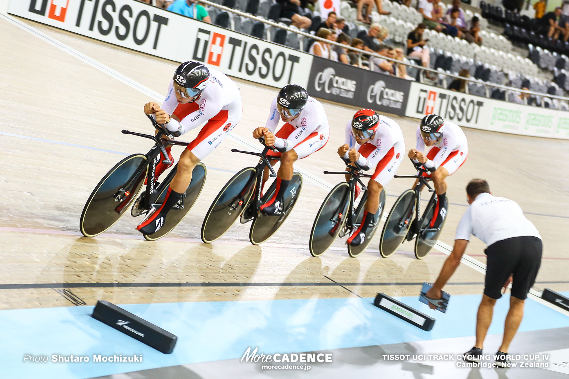 Qualifying / Men's Team Pursuit / TISSOT UCI TRACK CYCLING WORLD CUP IV, Cambridge, New Zealand, 近谷涼 今村駿介 窪木一茂 沢田桂太郎