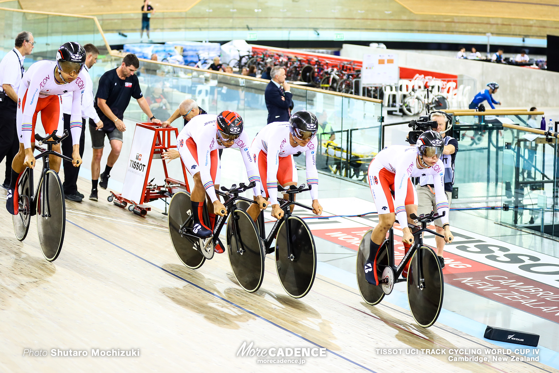 Qualifying / Men's Team Pursuit / TISSOT UCI TRACK CYCLING WORLD CUP IV, Cambridge, New Zealand