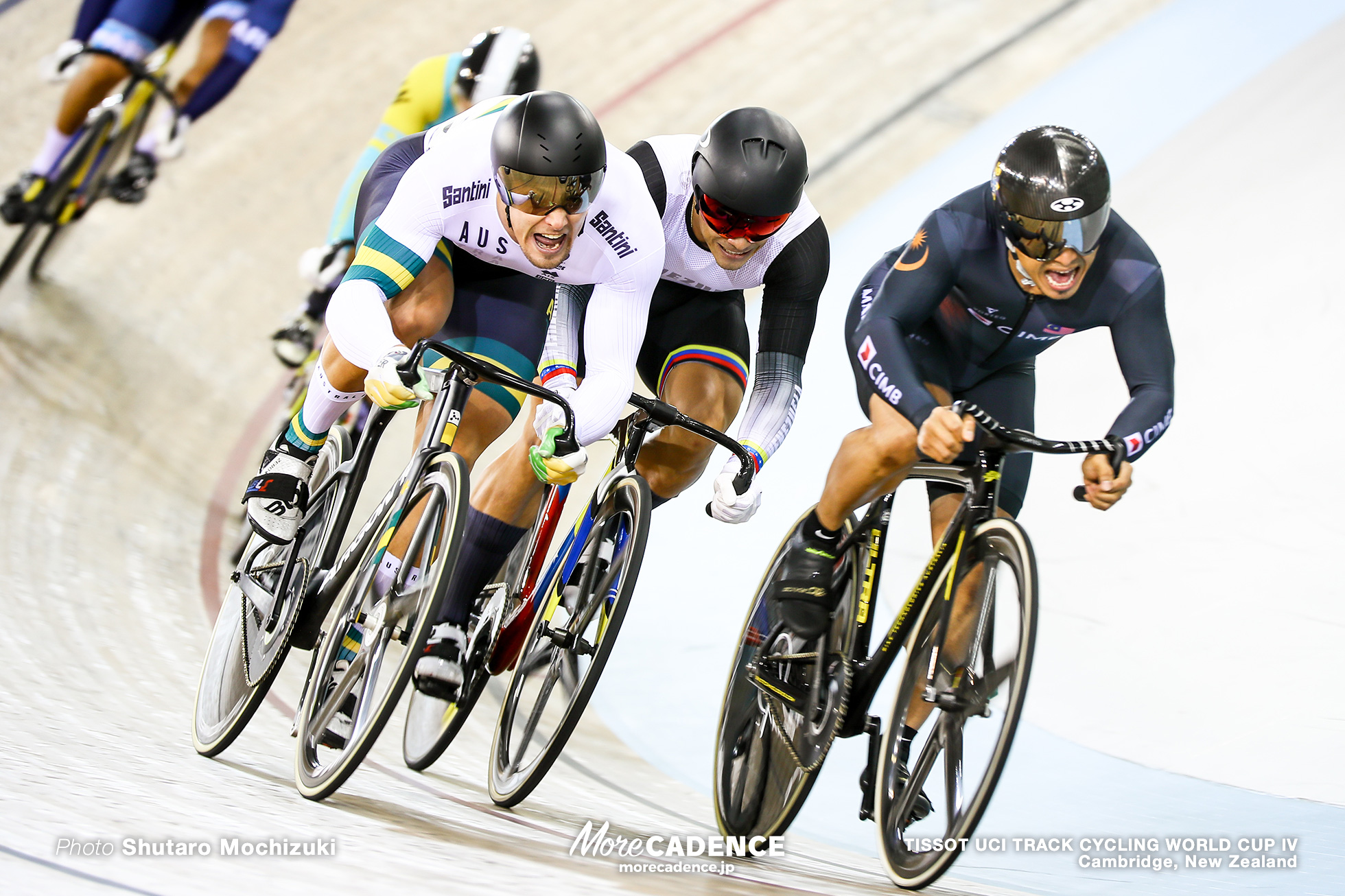 1st Round / Men's Keirin / TISSOT UCI TRACK CYCLING WORLD CUP IV, Cambridge, New Zealand, Mohd Azizulhasni Awang アジズルハスニ・アワン Matthew GLAETZER マシュー・グレーツァー