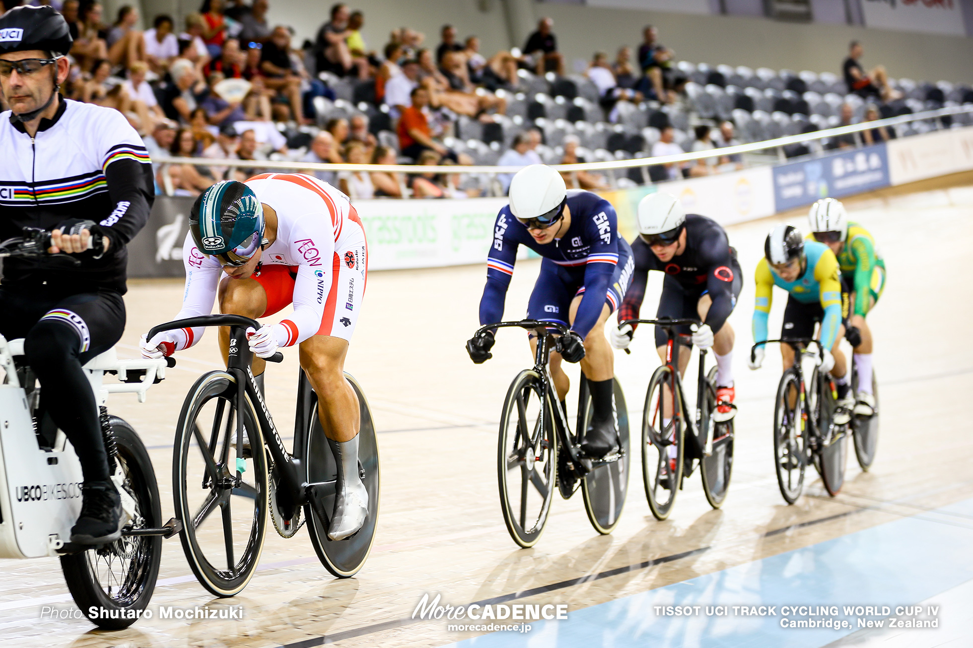 1st Round Repechage / Men's Keirin / TISSOT UCI TRACK CYCLING WORLD CUP IV, Cambridge, New Zealand, 新田祐大 Rayan HELAL ライアン・エラル