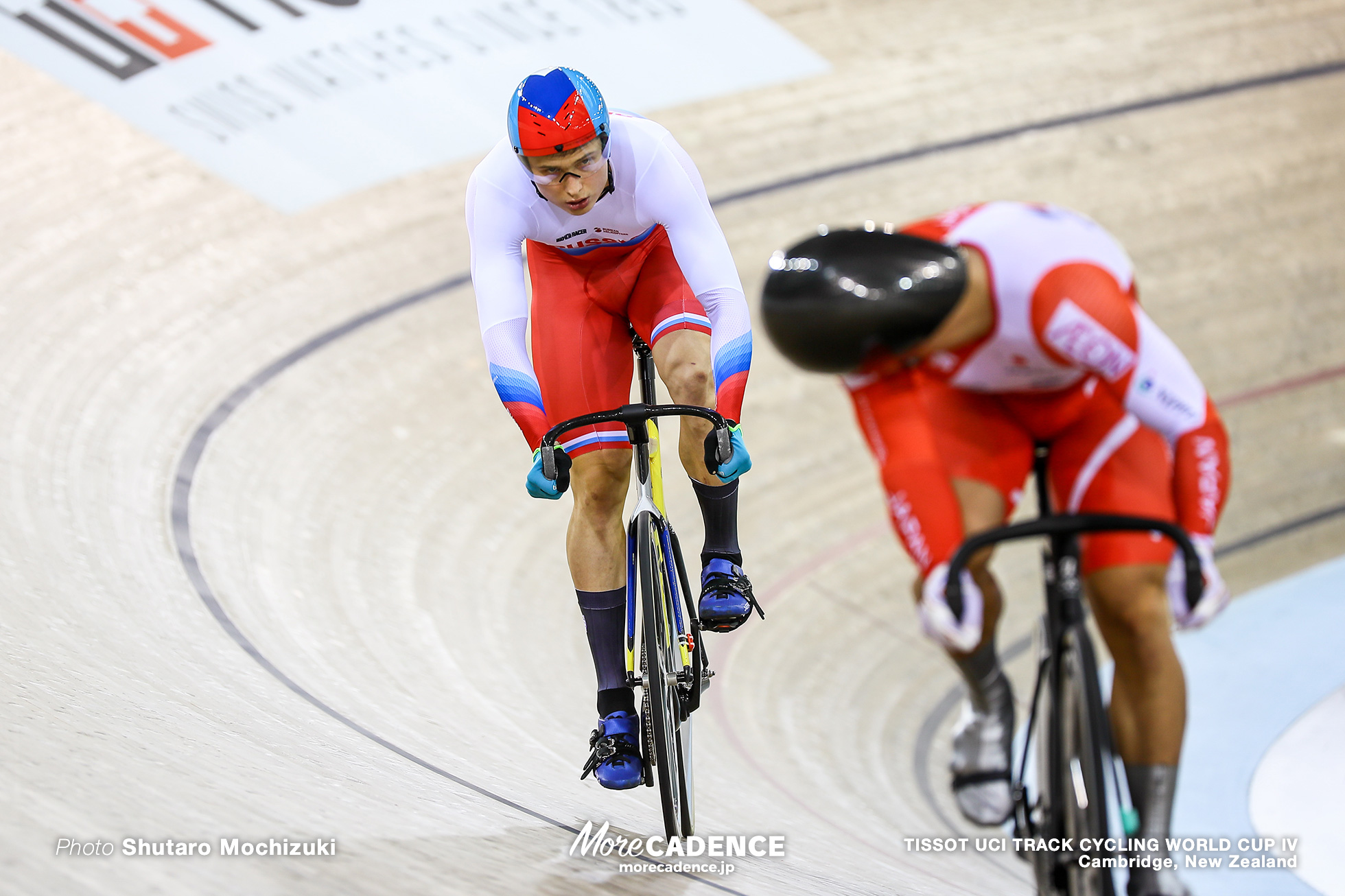 1/8決勝 / Men's Sprint / TISSOT UCI TRACK CYCLING WORLD CUP IV, Cambridge, New Zealand, Alexander Sharapov アレクサンダー・シャラポフ 深谷知広