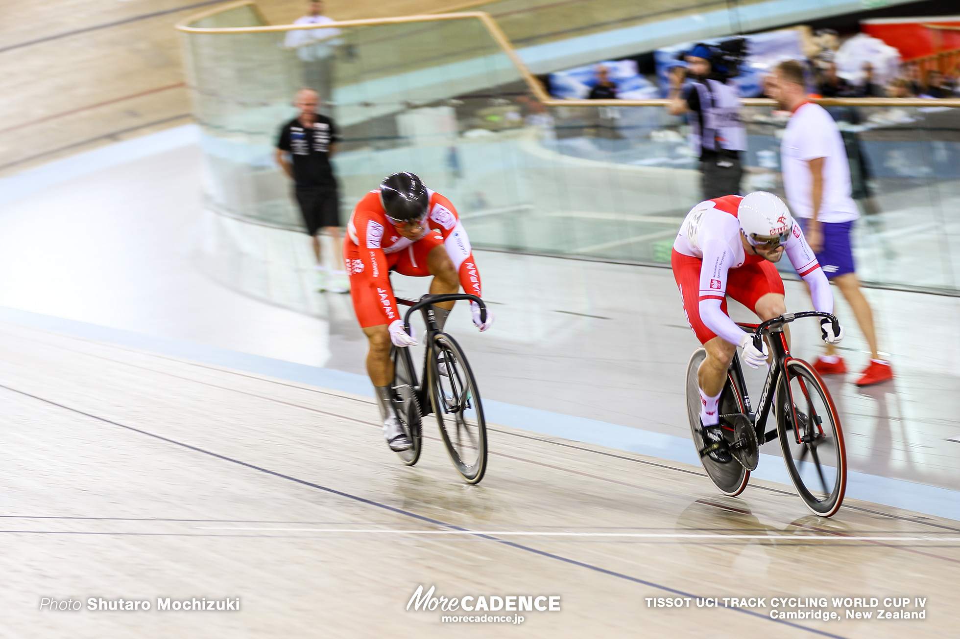 Final / Men's Sprint / TISSOT UCI TRACK CYCLING WORLD CUP IV, Cambridge, New Zealand, 深谷知広 Mateusz Rudyk マテウス・ルディク