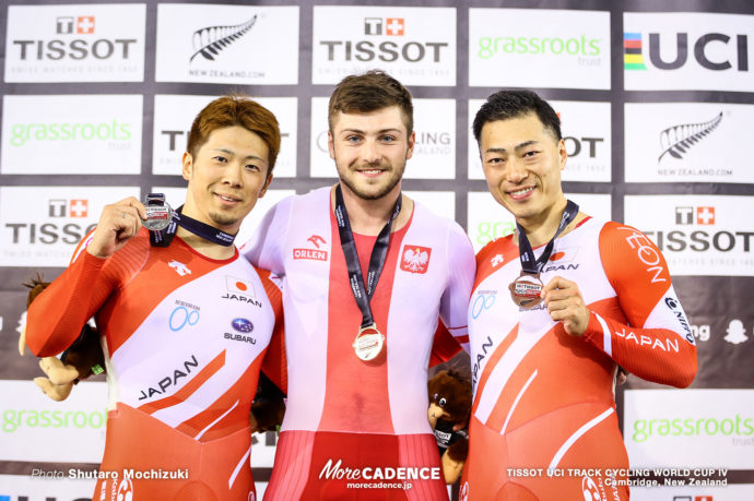 Final / Men's Sprint / TISSOT UCI TRACK CYCLING WORLD CUP IV, Cambridge, New Zealand, Mateusz Rudyk マテウス・ルディク 深谷知広 新田祐大