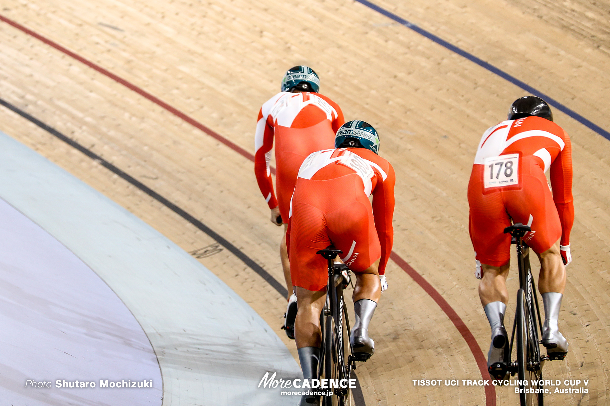 Qualifying / Men's Team Sprint / TISSOT UCI TRACK CYCLING WORLD CUP V, Brisbane, Australia, 新田祐大 長迫吉拓 深谷知広