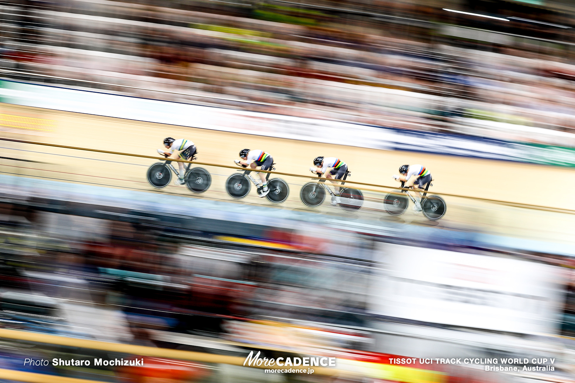 Final / Women's Team Pursuit / TISSOT UCI TRACK CYCLING WORLD CUP V, Brisbane, Australia, Georgia BAKER ジョージア・バーカー Annette EDMONDSON アネット・エドモンソン Ashlee ANKUDINOFF アシュリー・アンクディノフ Maeve PLOUFFE メーブ・プルーフ