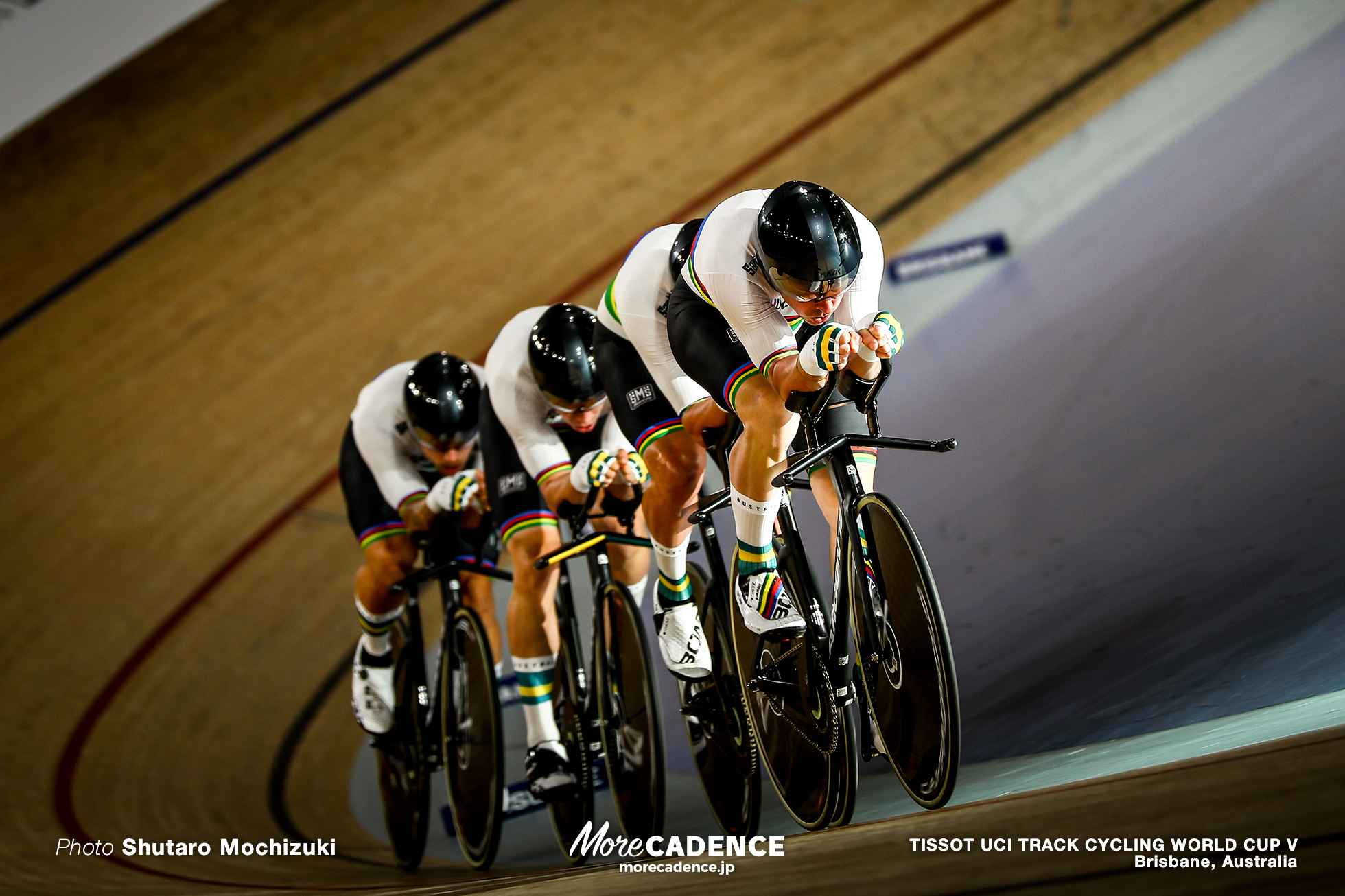 Final / Men's Team Pursuit / TISSOT UCI TRACK CYCLING WORLD CUP V, Brisbane, Australia, Sam WELSFORD サム・ウェルスフォード Leigh HOWARD レイ・ハワード Kelland O'BRIEN キーランド・オブライエン Alexander PORTER アレクサンダー・ポーター