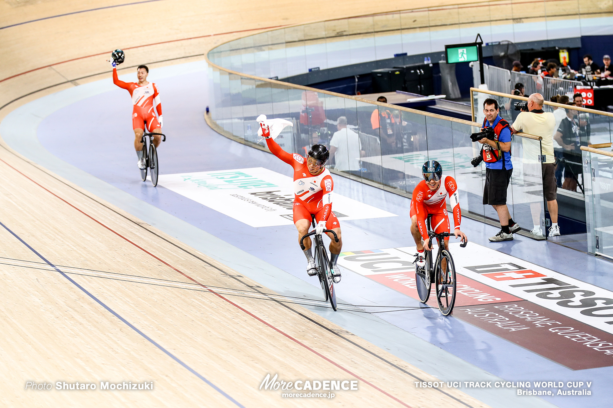 Final / Men's Team Sprint / TISSOT UCI TRACK CYCLING WORLD CUP V, Brisbane, Australia, 深谷知広 長迫吉拓 新田祐大