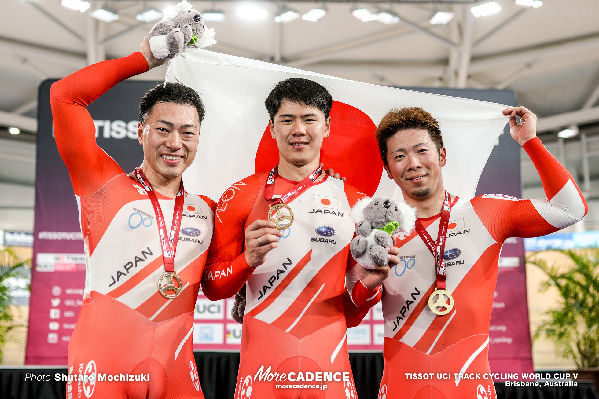 Final / Men's Team Sprint / TISSOT UCI TRACK CYCLING WORLD CUP V, Brisbane, Australia, 深谷知広 長迫吉拓 新田祐大