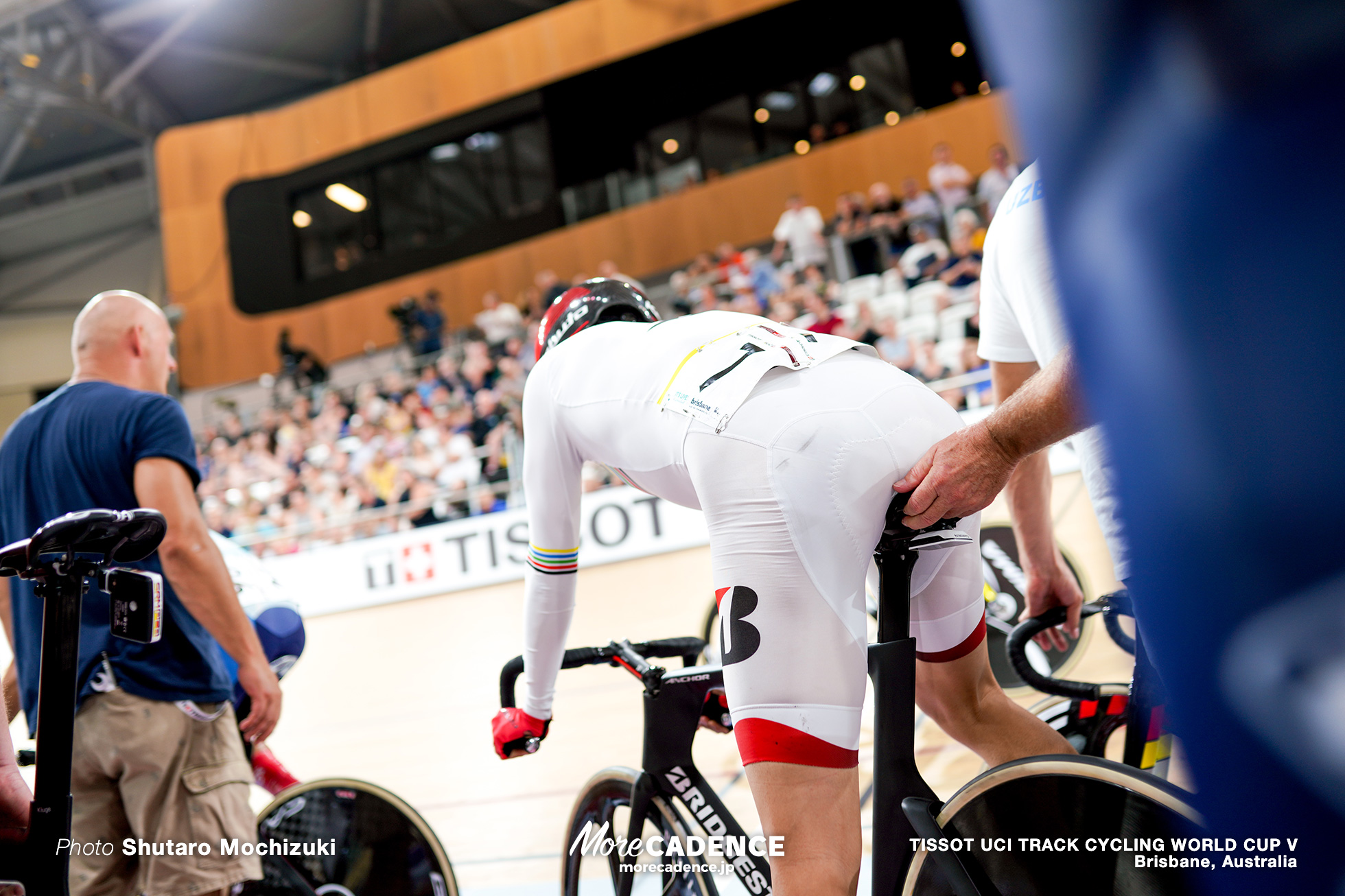 Men's Omnium / Point Race / TISSOT UCI TRACK CYCLING WORLD CUP V, Brisbane, Australia, 橋本英也