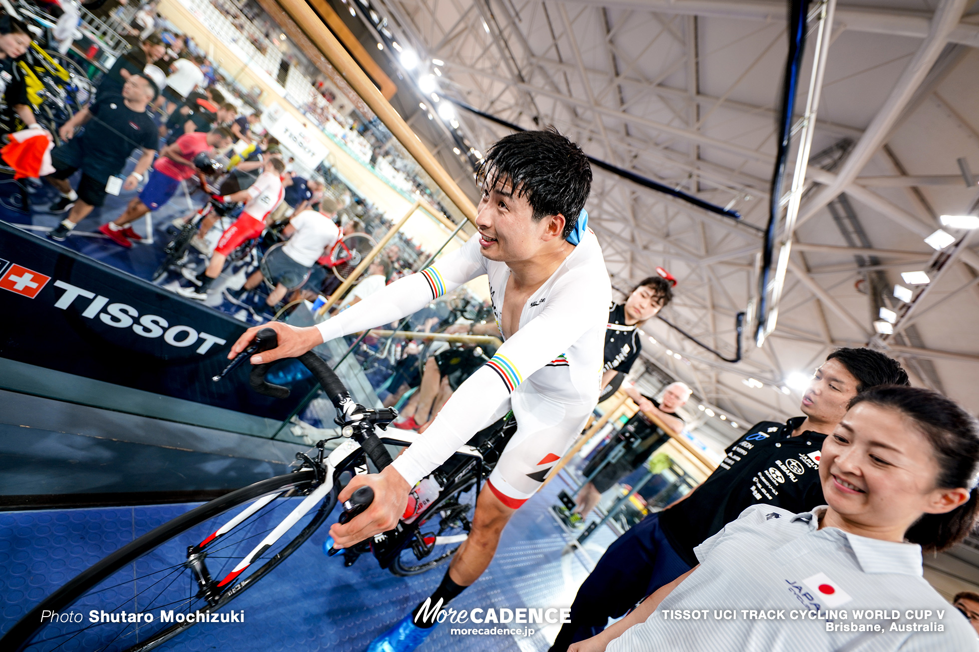 Men's Omnium / Point Race / TISSOT UCI TRACK CYCLING WORLD CUP V, Brisbane, Australia, 橋本英也