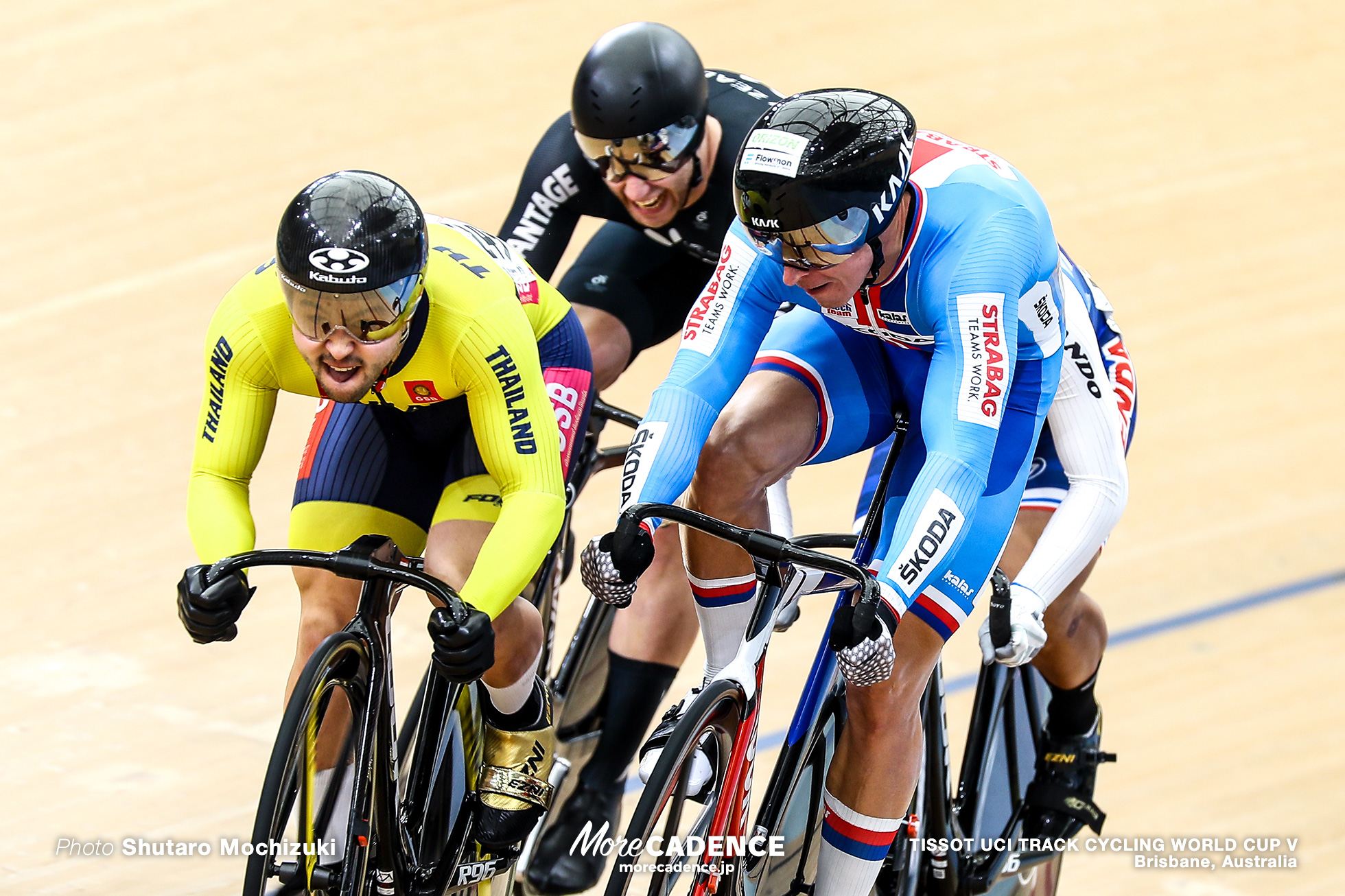 1st Round / Men's Keirin / TISSOT UCI TRACK CYCLING WORLD CUP V, Brisbane, Australia, Jai ANGSUTHASAWIT ジャイ・アングスタサウイット Tomas BABEK トマシュ・バベク