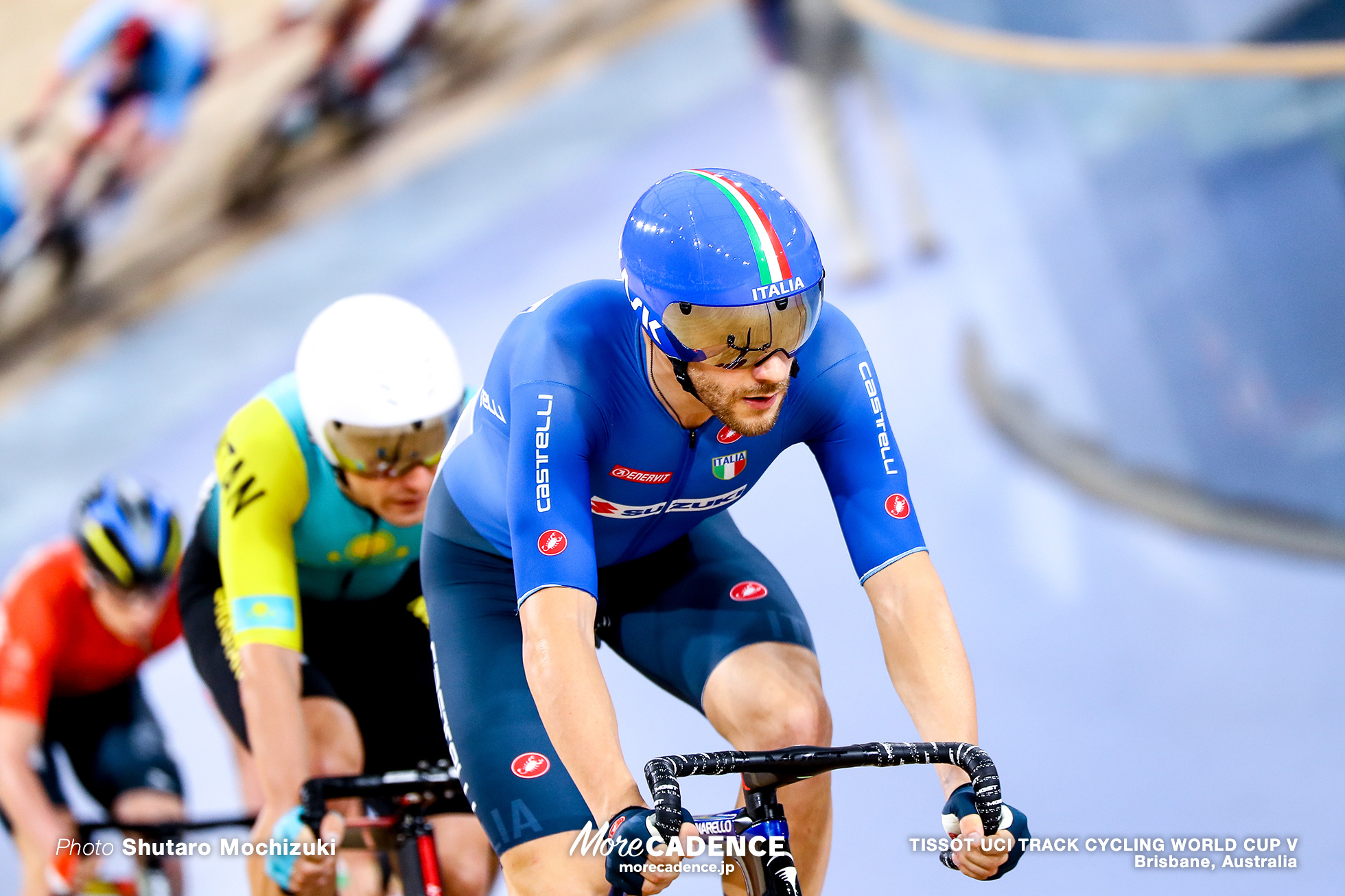 Men's Omnium / Scratch Race / TISSOT UCI TRACK CYCLING WORLD CUP V, Brisbane, Australia, Davide PLEBANI ダヴィデ・プレバーニ