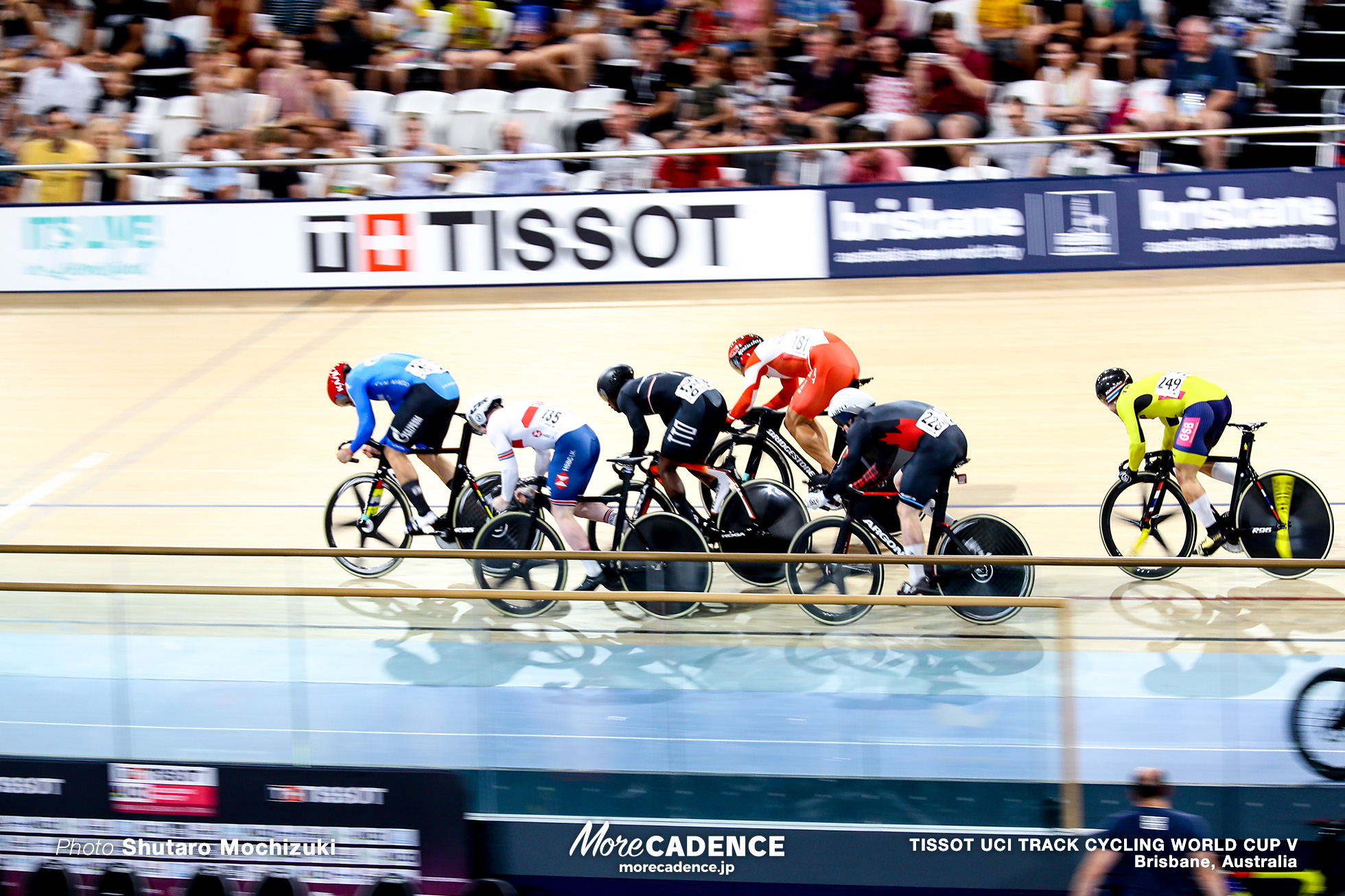 2nd Round / Men's Keirin / TISSOT UCI TRACK CYCLING WORLD CUP V, Brisbane, Australia, 脇本雄太 Kwesi Browne クウェシ・ブラウン Denis Dmitriev デニス・ドミトリエフ Jai ANGSUTHASAWIT ジャイ・アングスタサウイット Jack Carlin ジャック・カーリン Joel ARCHAMBAULT ジョエル・アーチボルト