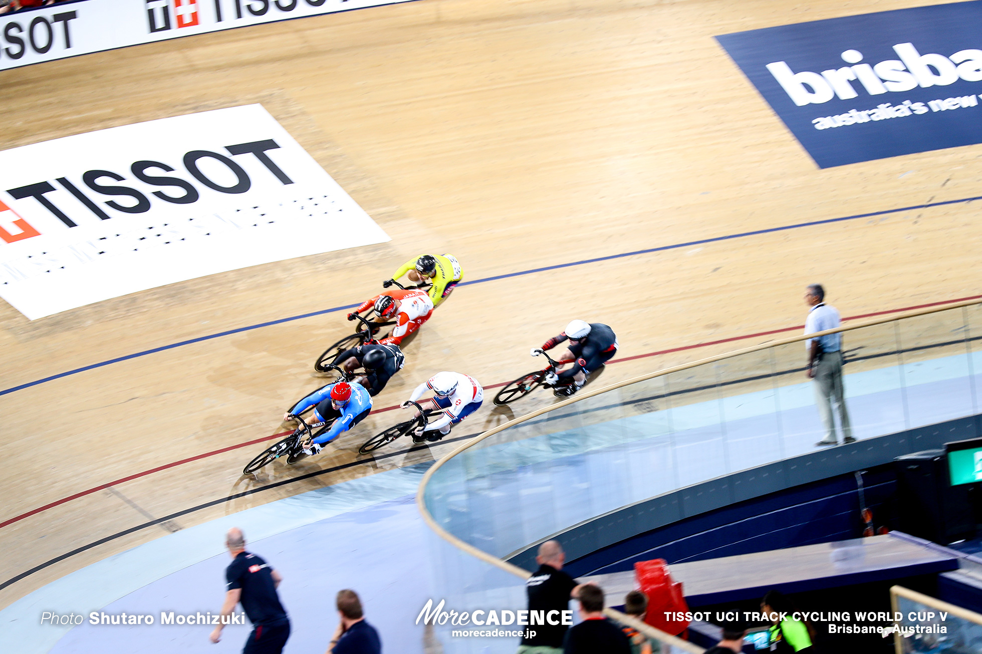 2nd Round / Men's Keirin / TISSOT UCI TRACK CYCLING WORLD CUP V, Brisbane, Australia, 脇本雄太 Kwesi Browne クウェシ・ブラウン Denis Dmitriev デニス・ドミトリエフ Jai ANGSUTHASAWIT ジャイ・アングスタサウイット Jack Carlin ジャック・カーリン Joel ARCHAMBAULT ジョエル・アーチボルト