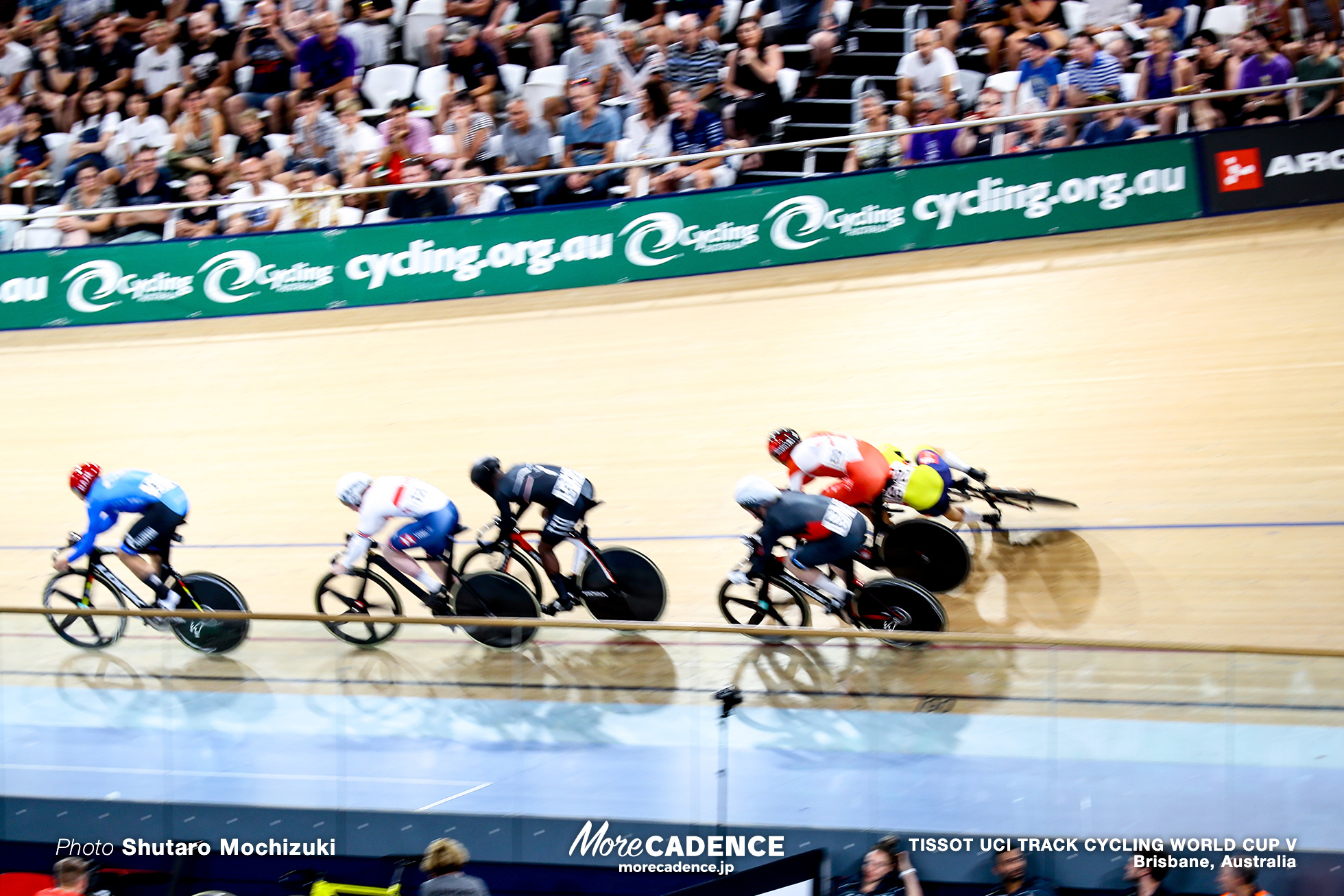 2nd Round / Men's Keirin / TISSOT UCI TRACK CYCLING WORLD CUP V, Brisbane, Australia, 脇本雄太 Kwesi Browne クウェシ・ブラウン Denis Dmitriev デニス・ドミトリエフ Jai ANGSUTHASAWIT ジャイ・アングスタサウイット Jack Carlin ジャック・カーリン Joel ARCHAMBAULT ジョエル・アーチボルト