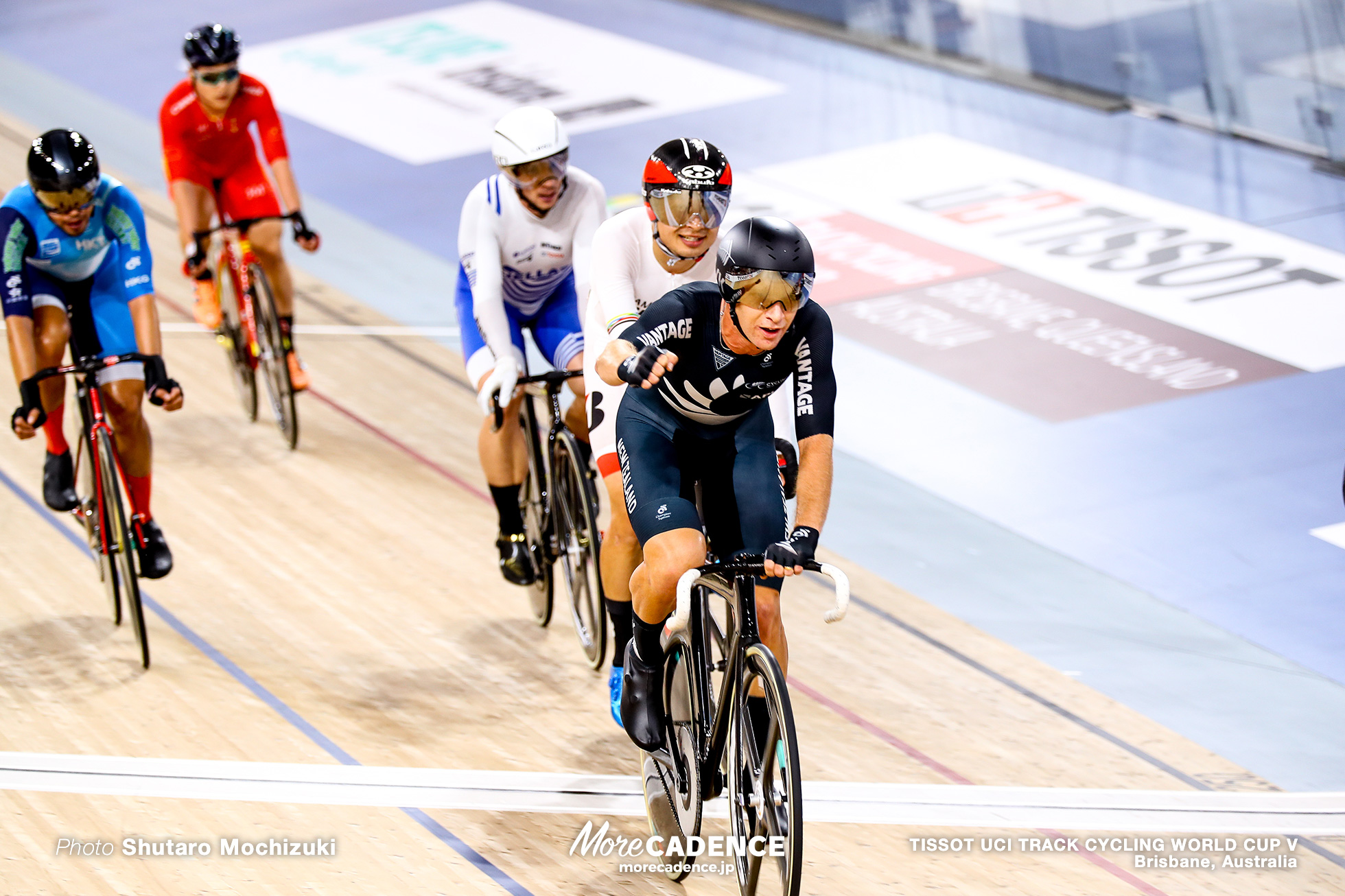 Men's Omnium / Tempo Race / TISSOT UCI TRACK CYCLING WORLD CUP V, Brisbane, Australia, 橋本英也 Aaron GATE アーロン・ゲイト