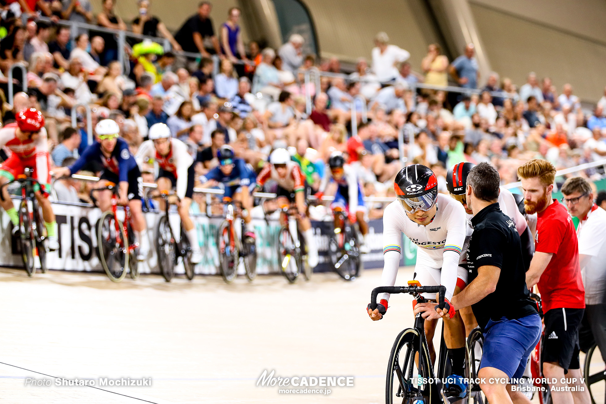 Men's Omnium / Elimination / TISSOT UCI TRACK CYCLING WORLD CUP V, Brisbane, Australia, 橋本英也