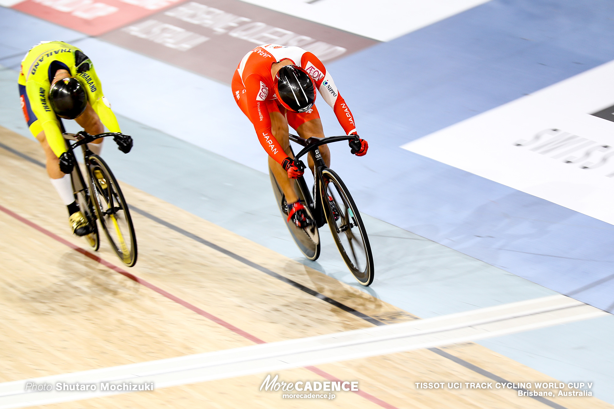 Final / Men's Keirin / TISSOT UCI TRACK CYCLING WORLD CUP V, Brisbane, Australia, 脇本雄太 Jai ANGSUTHASAWIT ジャイ・アングスタサウィット