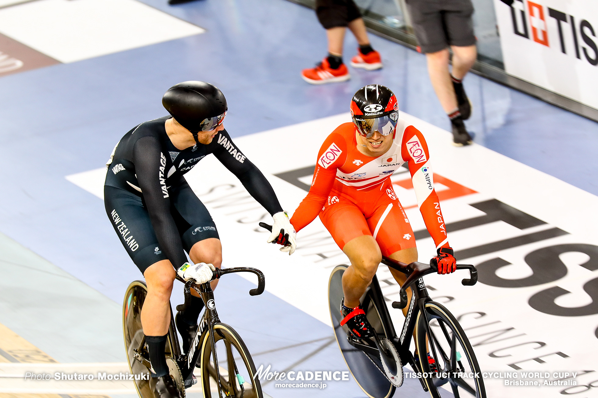 Final / Men's Keirin / TISSOT UCI TRACK CYCLING WORLD CUP V, Brisbane, Australia, 脇本雄太 SAUNDERS Callum カルム・サウンダース