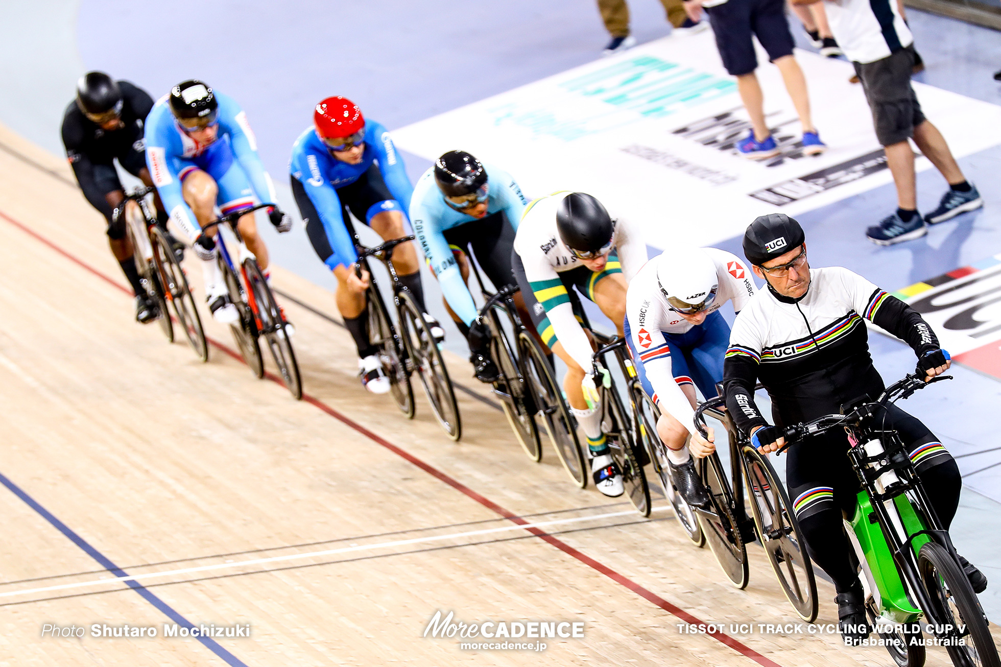 Final / Men's Keirin / TISSOT UCI TRACK CYCLING WORLD CUP V, Brisbane, Australia