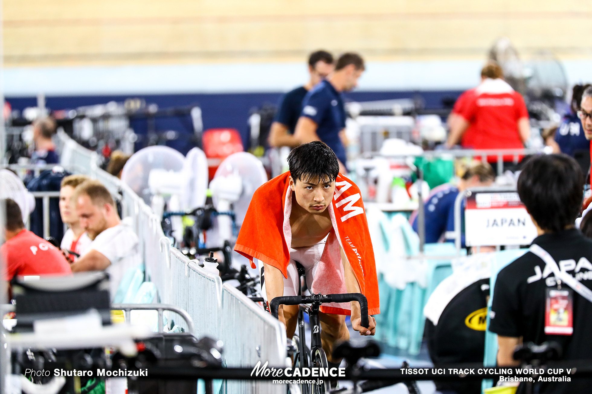 Men's Omnium / Point Race / TISSOT UCI TRACK CYCLING WORLD CUP V, Brisbane, Australia, 橋本英也