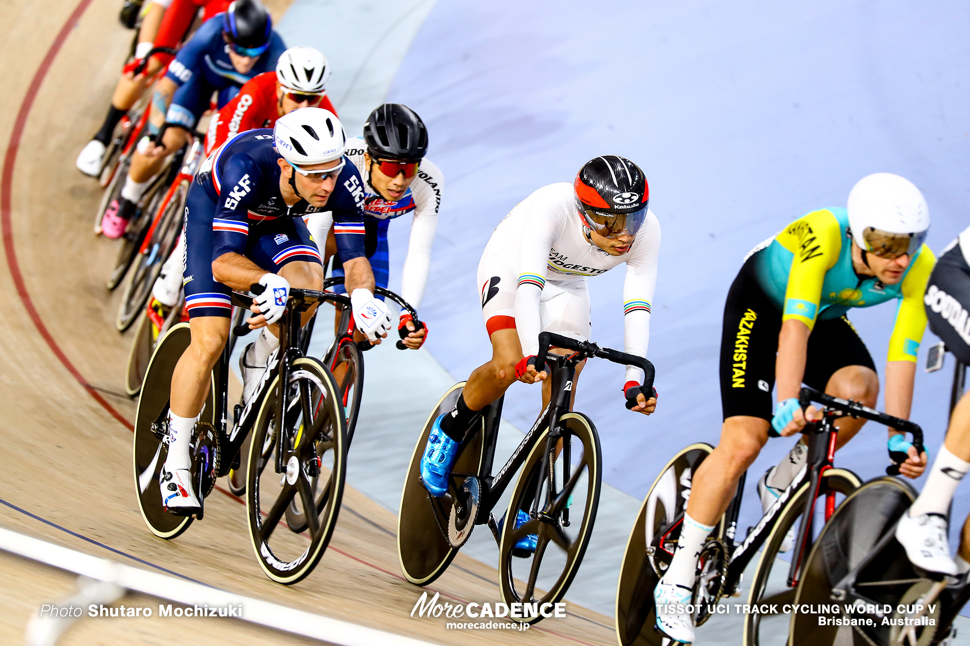 Men's Omnium / Point Race / TISSOT UCI TRACK CYCLING WORLD CUP V, Brisbane, Australia, 橋本英也