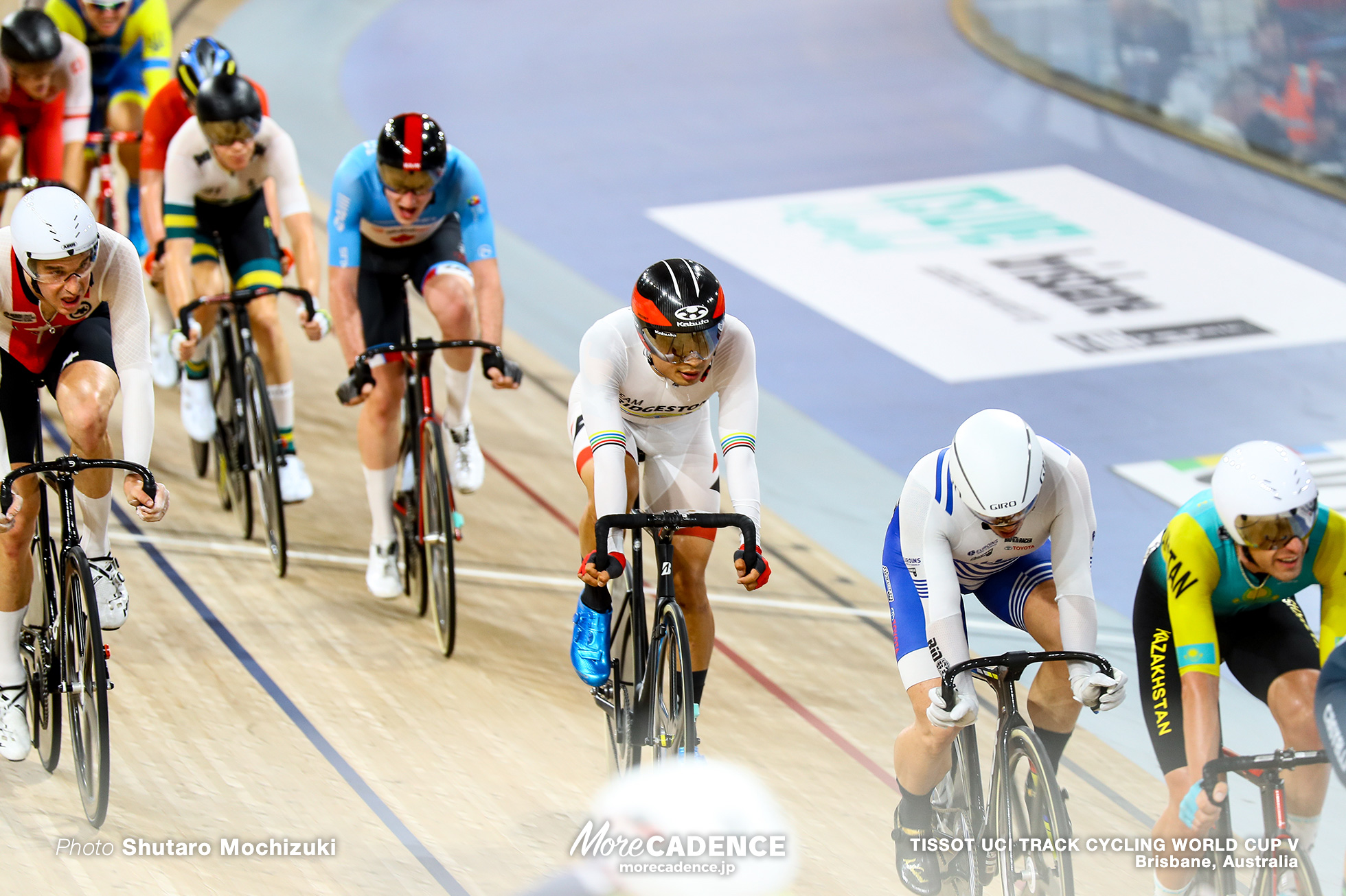 Men's Omnium / Point Race / TISSOT UCI TRACK CYCLING WORLD CUP V, Brisbane, Australia, 橋本英也