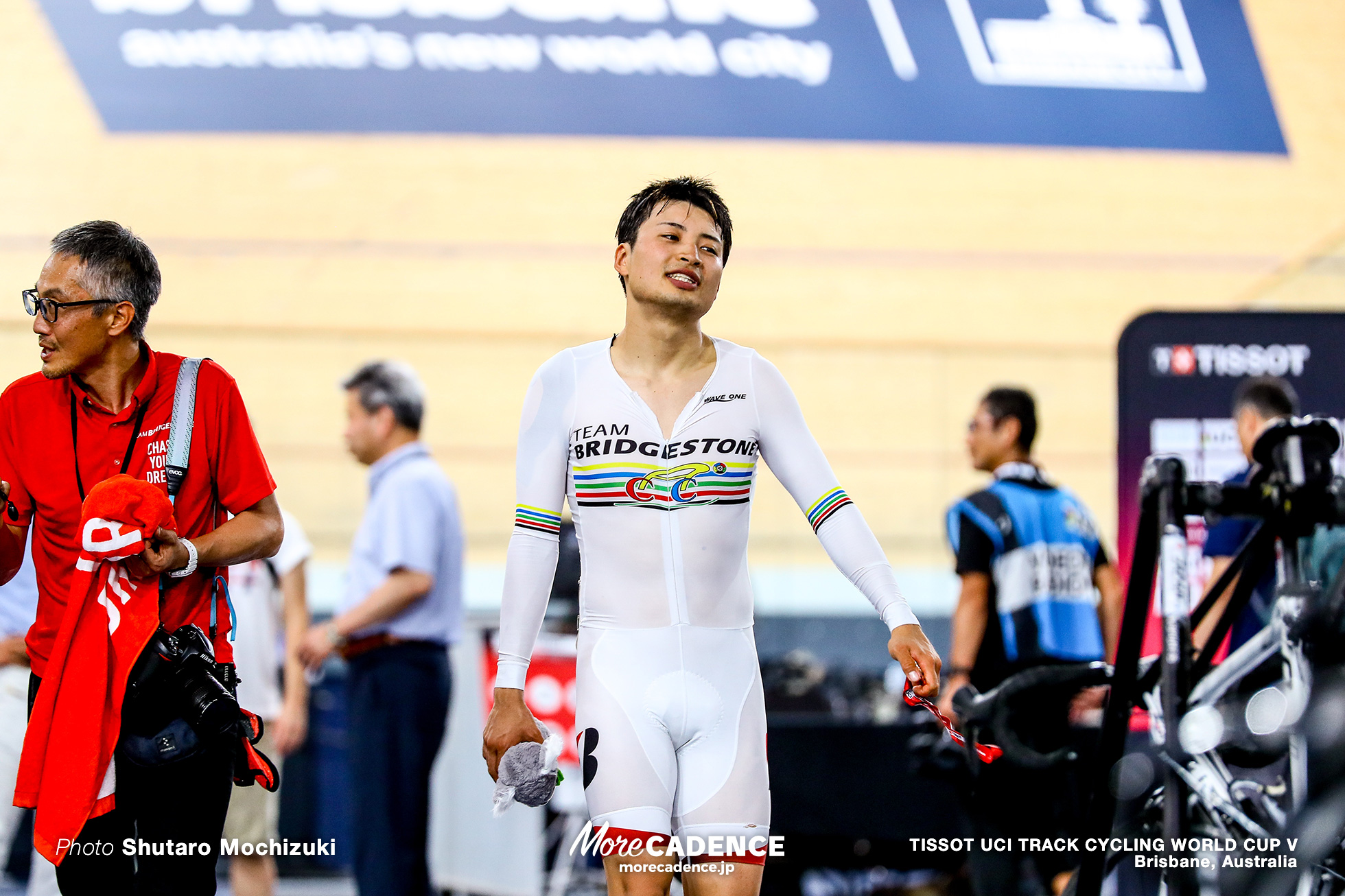 Men's Omnium / Point Race / TISSOT UCI TRACK CYCLING WORLD CUP V, Brisbane, Australia, 橋本英也