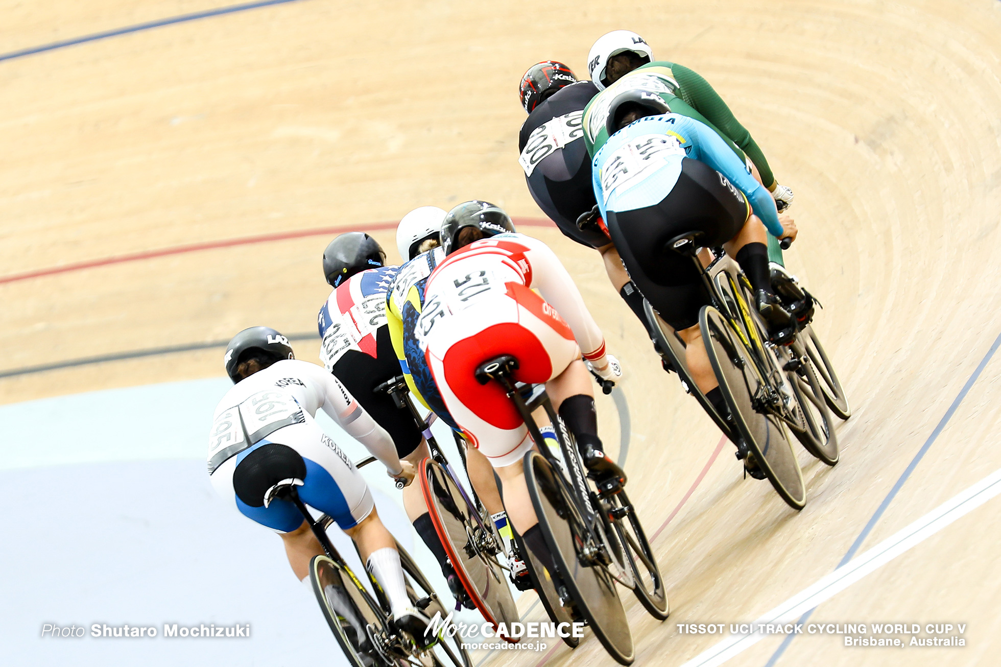 1st Round / Women's Keirin / TISSOT UCI TRACK CYCLING WORLD CUP V, Brisbane, Australia, 小林優香 Martha BAYONA PINEDA マーサ・バヨナ KIM Soohyun Liubov BASOVA リウボヴ・バソワ Sophie CAPEWELL ソフィー・ケープウェル Anis Amira ROSIDI アニス・アミラ・ロシディ Madalyn GODBY マダリン・ゴドビー