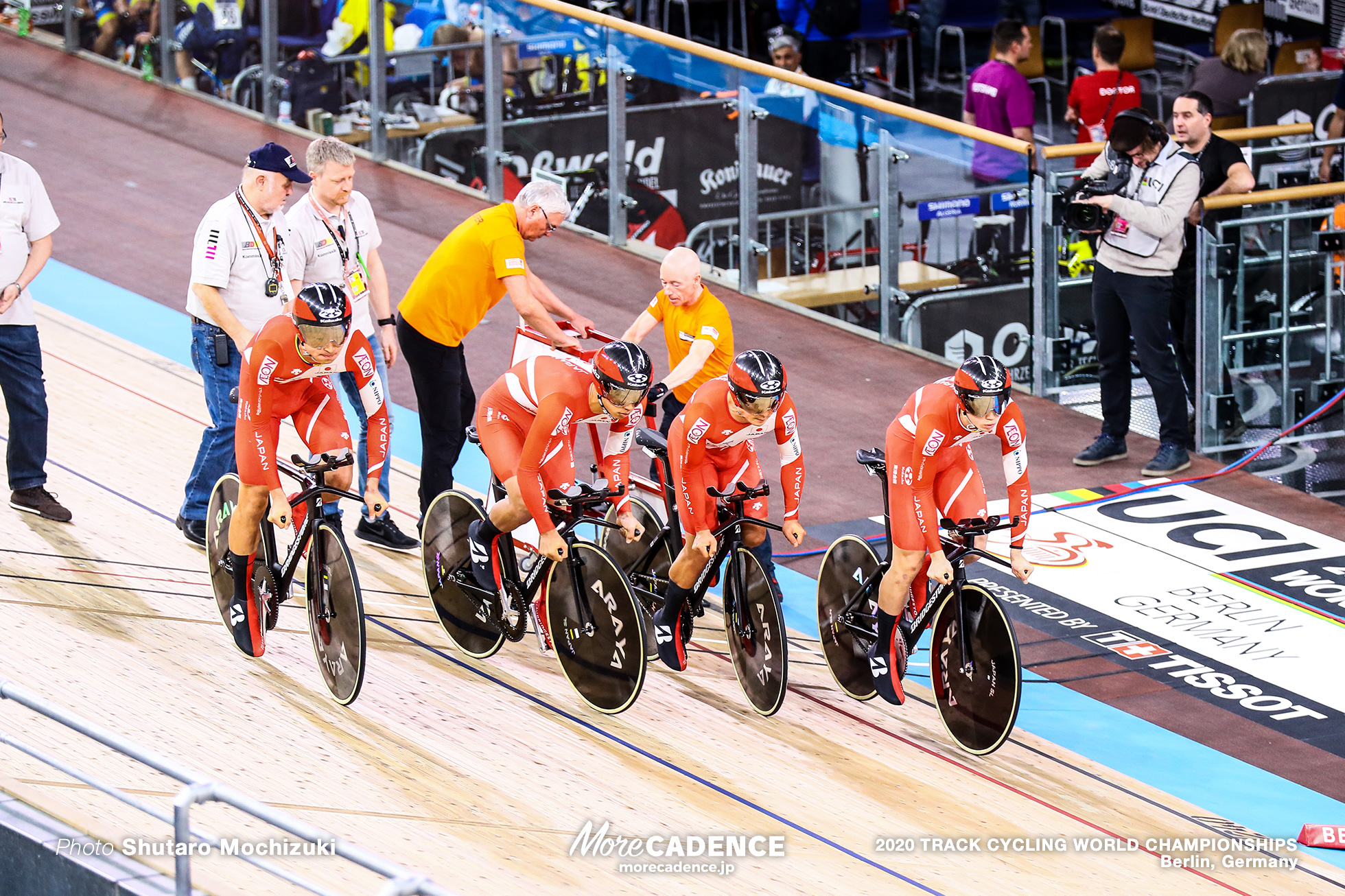 Qualifying / Men's Team Pursuit / 2020 Track Cycling World Championships, 沢田桂太郎 Sawada Keitaro, 近谷涼 Chikatani Ryo, 今村駿介 Imamura Shunsuke, 窪木一茂 Kuboki Kazusige