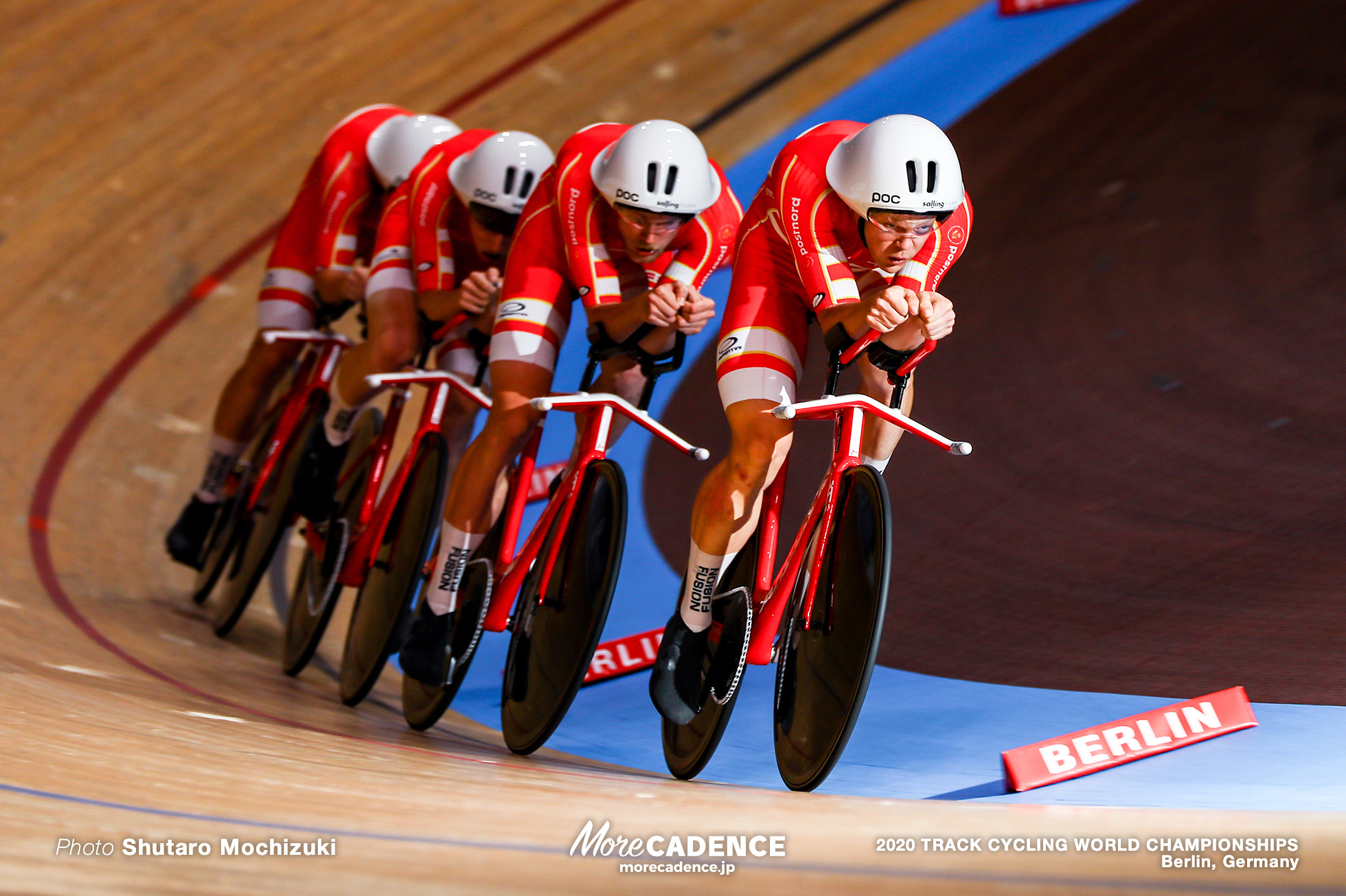 1st Round / Men's Team Pursuit / 2020 Track Cycling World Championships /スイス Switzerland/ ステファン・ビッセガー Stefan Bissegger, ロビン・フロイドボー Robin Froidevaux, クラウディオ・イムホフ Claudio Imhof, ルーカス・リュエッグ Lukas RUEGG