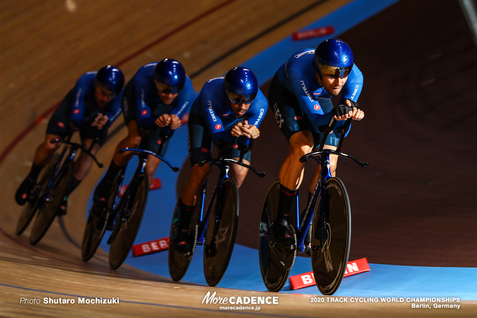 1st Round / Men's Team Pursuit / 2020 Track Cycling World Championships, /イタリア Italy/ シモーネ・コンソーニ Simone Consonni, フィリポ・ガンナ Filippo Ganna, フランチェスコ・ラモーン Francesco Lamon, ジョナサン・ミラン Jonathan milan