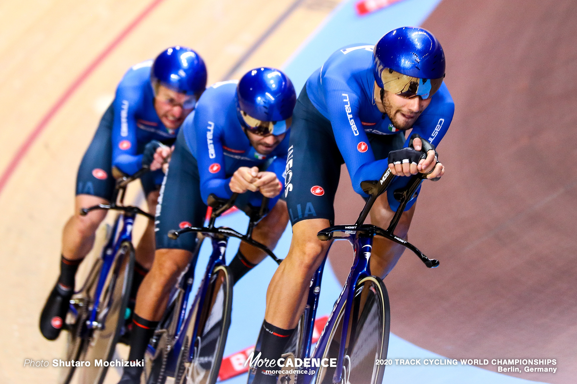 Final / Men's Team Pursuit / 2020 Track Cycling World Championships / Italy イタリア / Simone Consonni シモーネ・コンソーニ, Filippo Ganna フィリポ・ガンナ, Francesco Lamon フランチェスコ・ラモーン, Jonathan Milan ジョナサン・ミラン