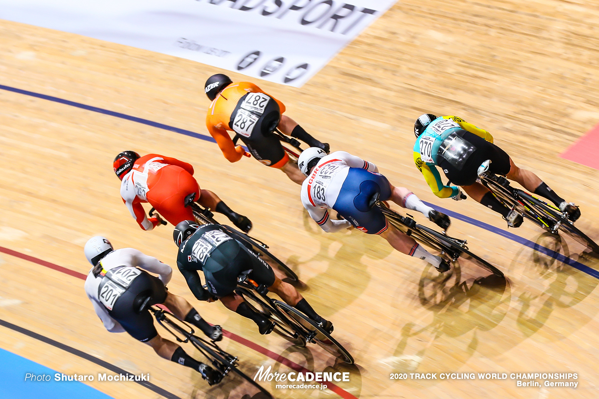 Final / Men's Keirin / 2020 Track Cycling World Championships, ハリー・ラブレイセン Harrie Lavreysen, 脇本雄太 Wakimoto Yuta, アジズルハスニ・アワン Mohd Azizulhasni Awang, ジャック・カーリン Jack Carlin, シュテファン・ボティシャー Stefan Botticher, セルゲイ・ポノマリョフ Sergey Ponomaryov