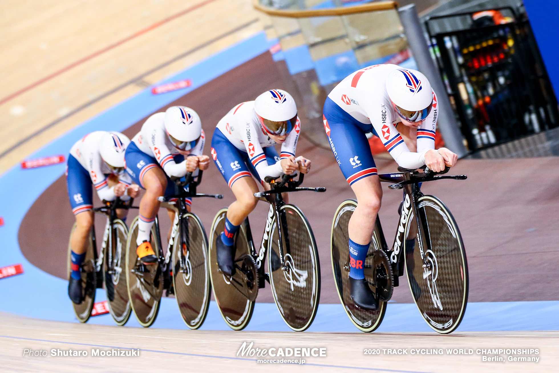 Final / Women's Team Pursuit / 2020 Track Cycling World Championships / Great Britain イギリス / Elinor Barker エレノア・バーカー, Katie Archibald ケイティ・アーチボルト, Eleanor Dickinson エレノア・ディキンソン, Neah Evans ネア・エバンス